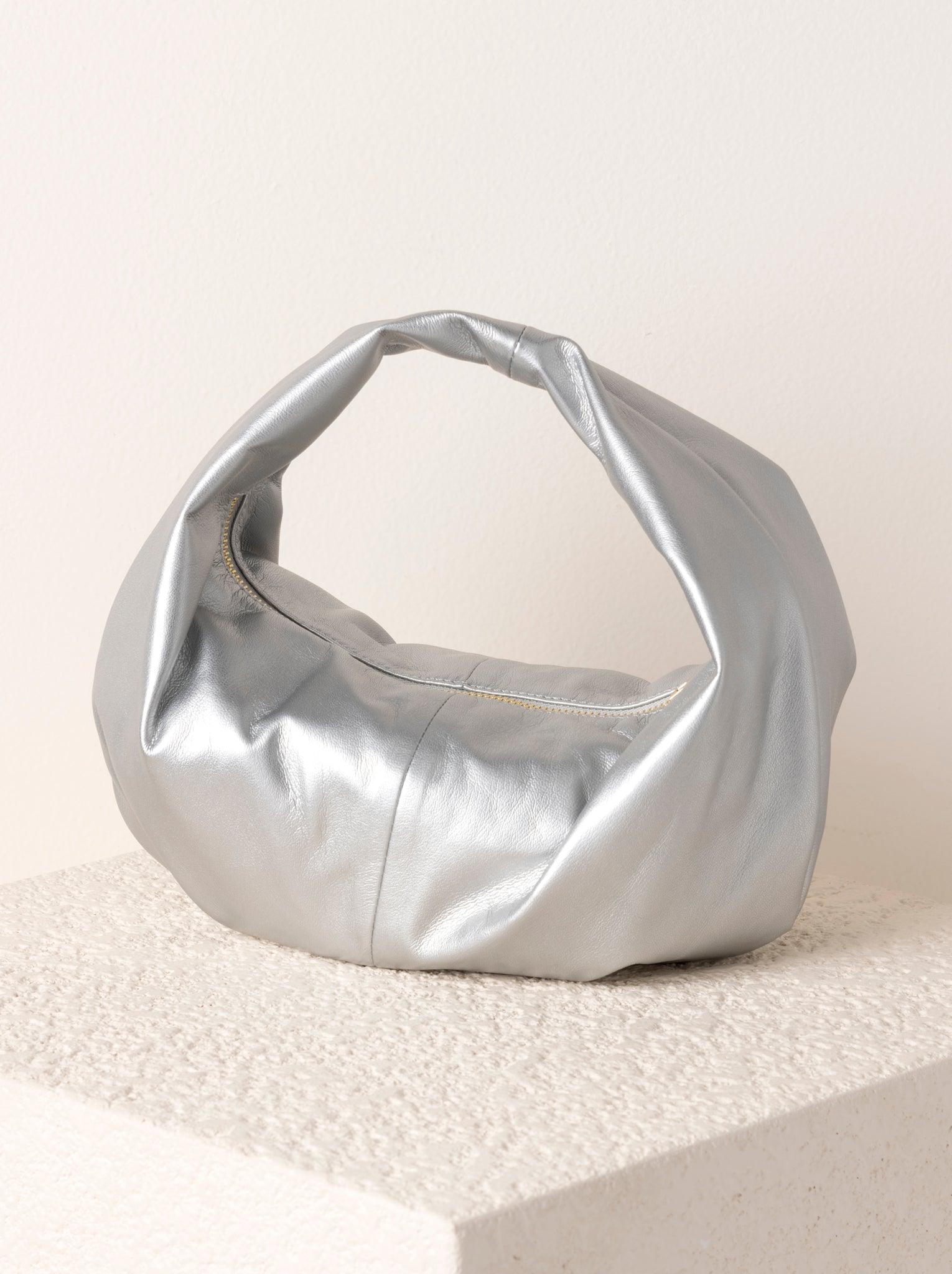 Shiraleah Milano Mini Hobo, Silver - FINAL SALE ONLY