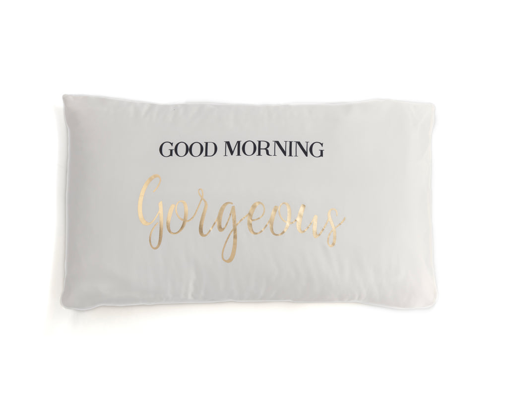 Hello handsome good morning gorgeous clearance pillows