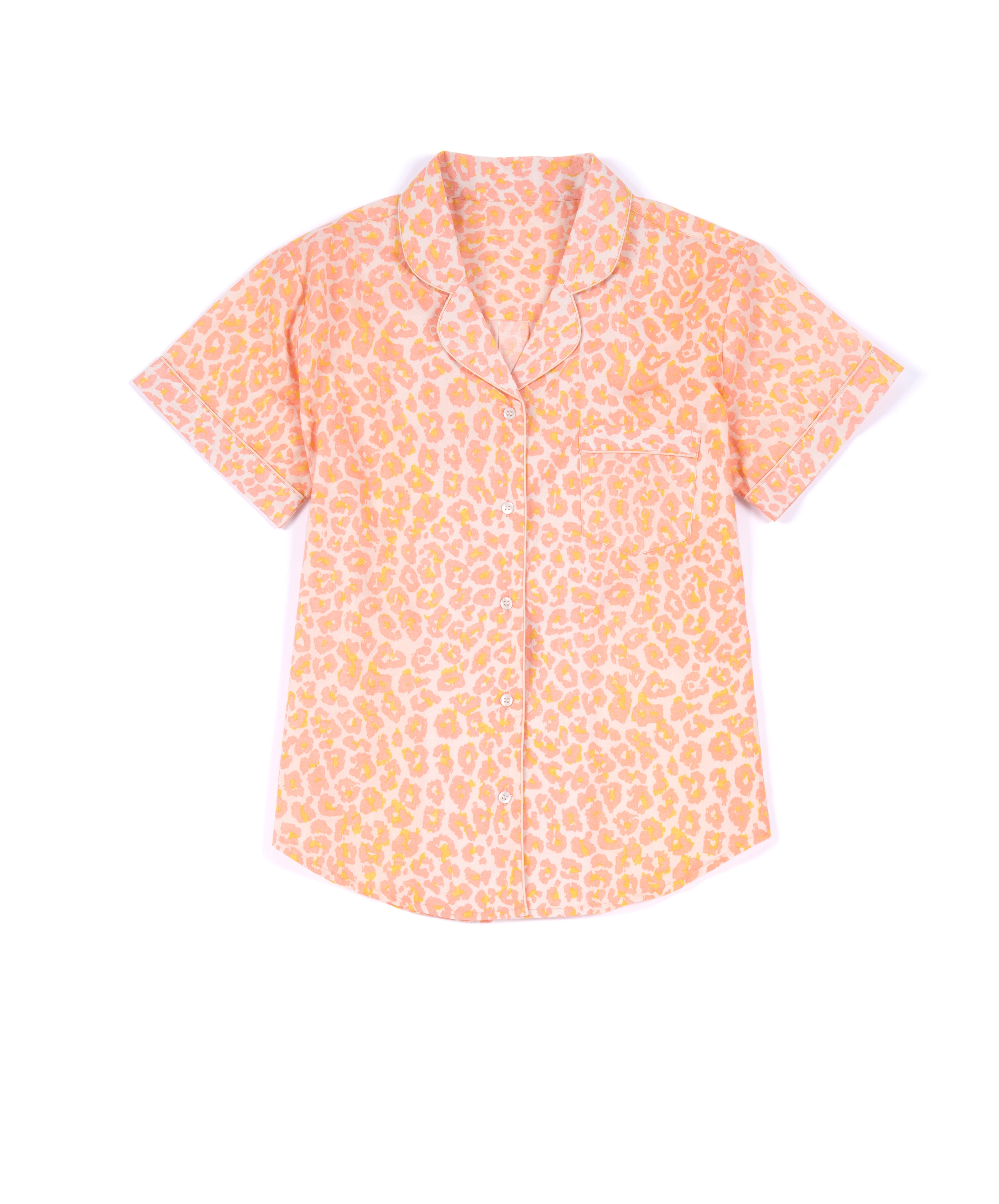 Shiraleah Jerry Animal Print PJ Set, Blush - FINAL SALE ONLY