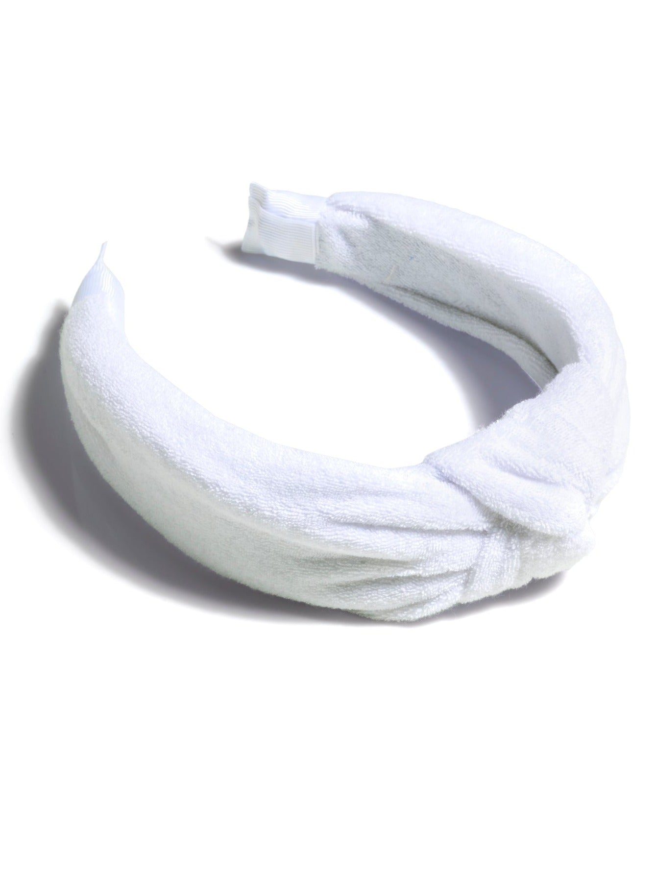 Shiraleah Terry Knotted Headband WHITE