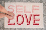 Shiraleah "Self Love" Bath Mat, Blush - FINAL SALE ONLY