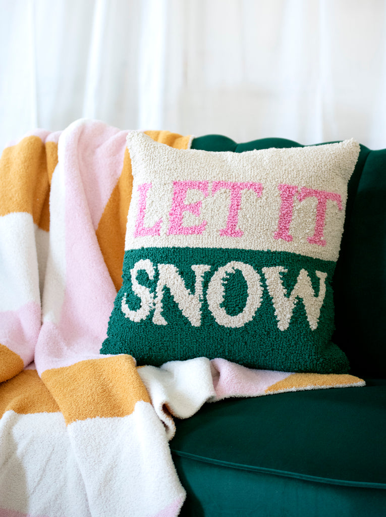 Let It Snow Pillow - 14x22