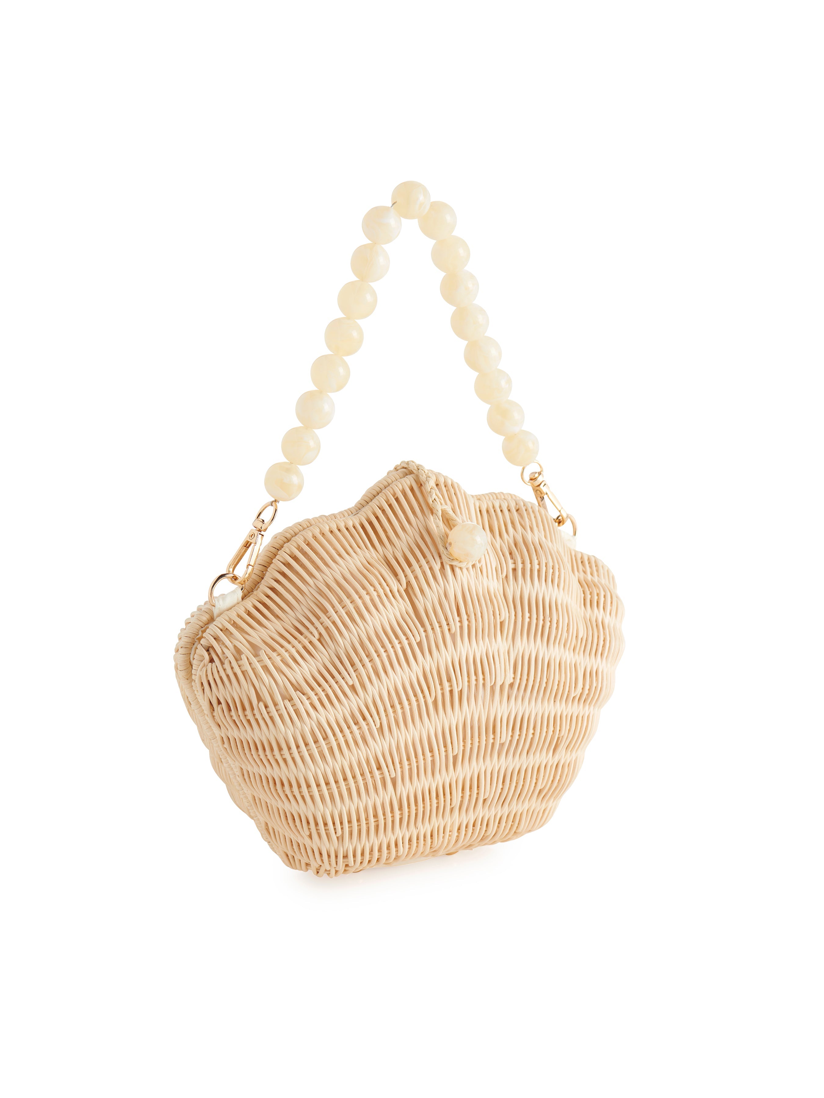 Shiraleah Corsica Shell Bag, Natural