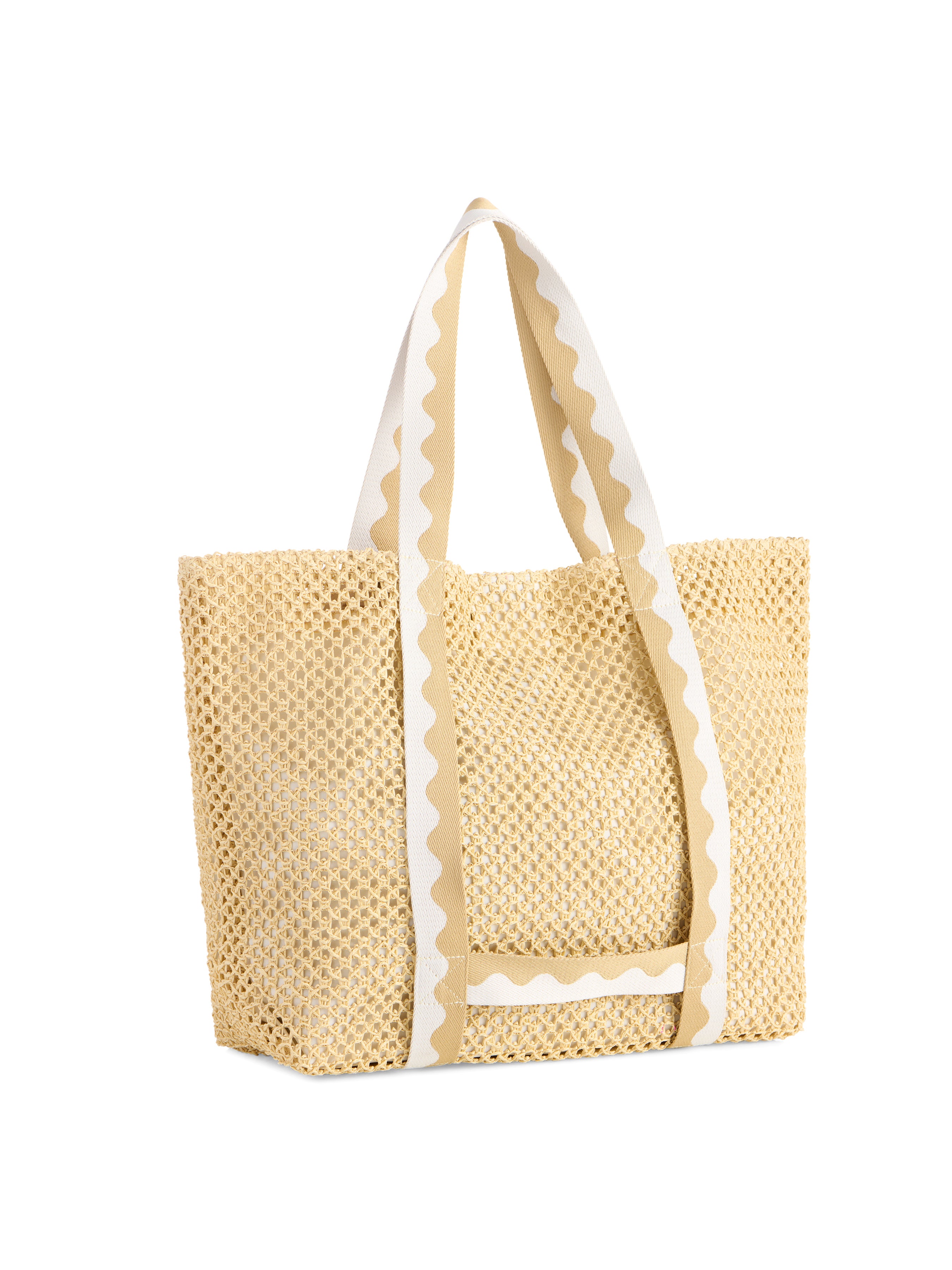 Shiraleah "Bride" Hat and Tote Set, Natural