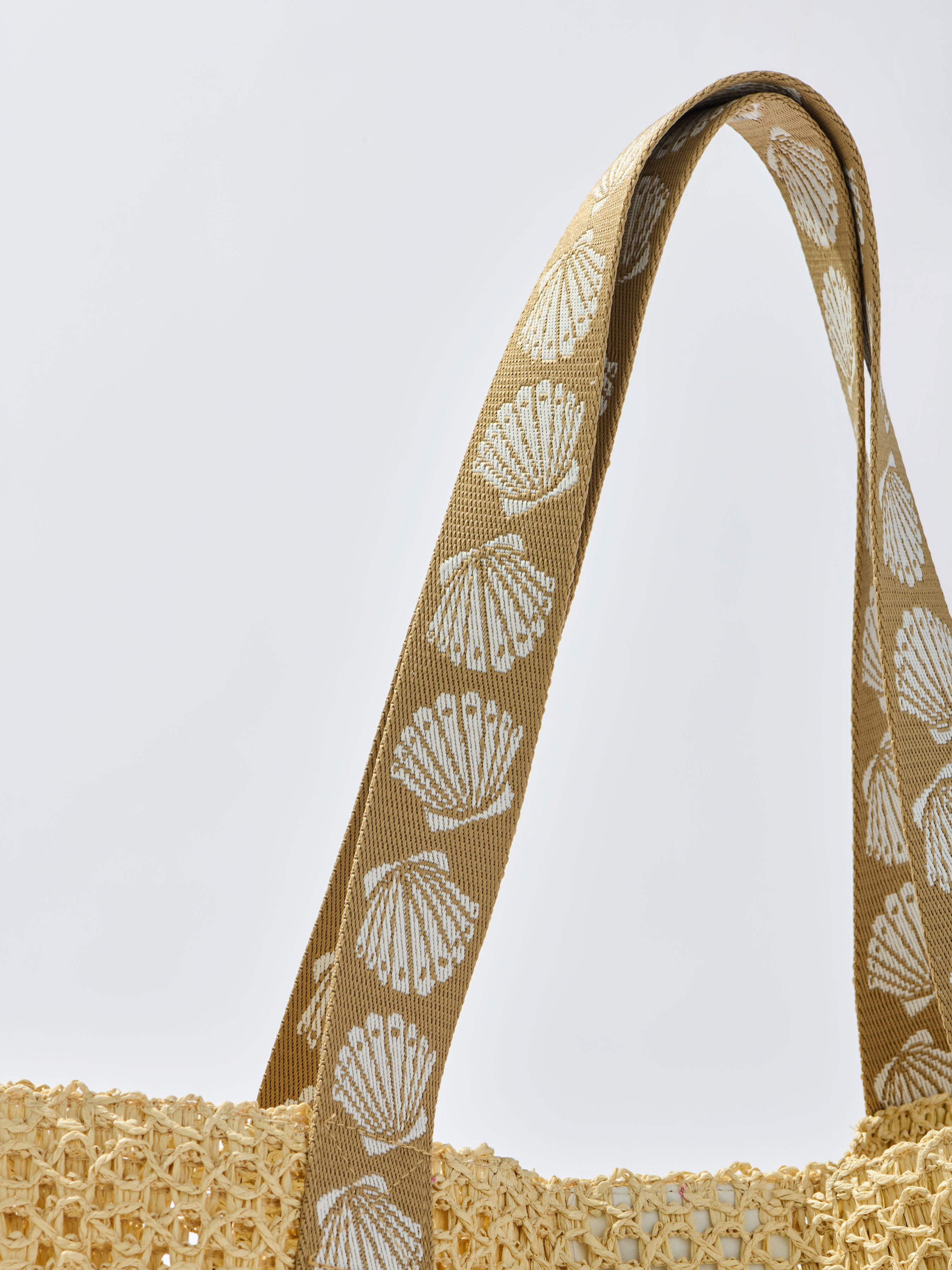 Shiraleah Shelly Tote and Hat Set, Tan