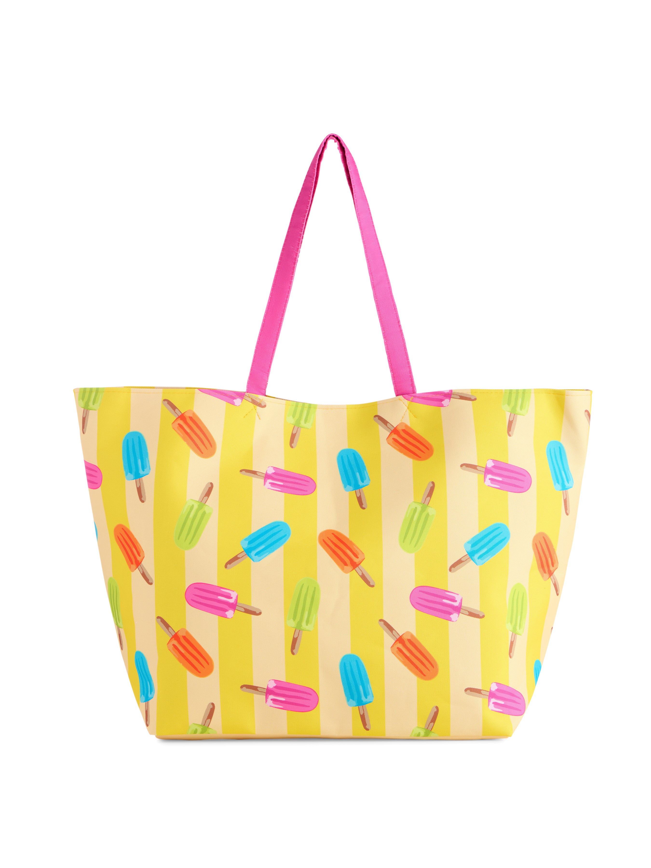 Shiraleah Popsicle Carryall Tote, Yellow
