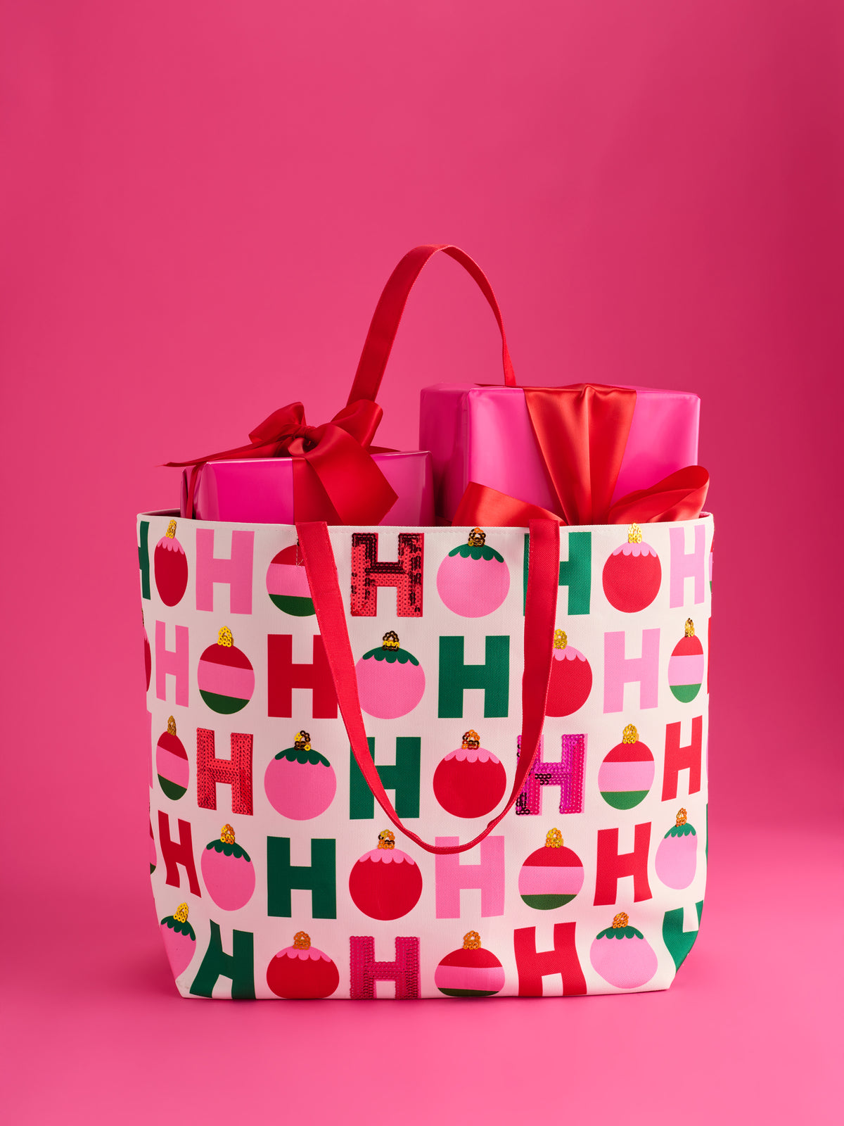 Shiraleah "Ho Ho Ho" Gifting Tote, Multi