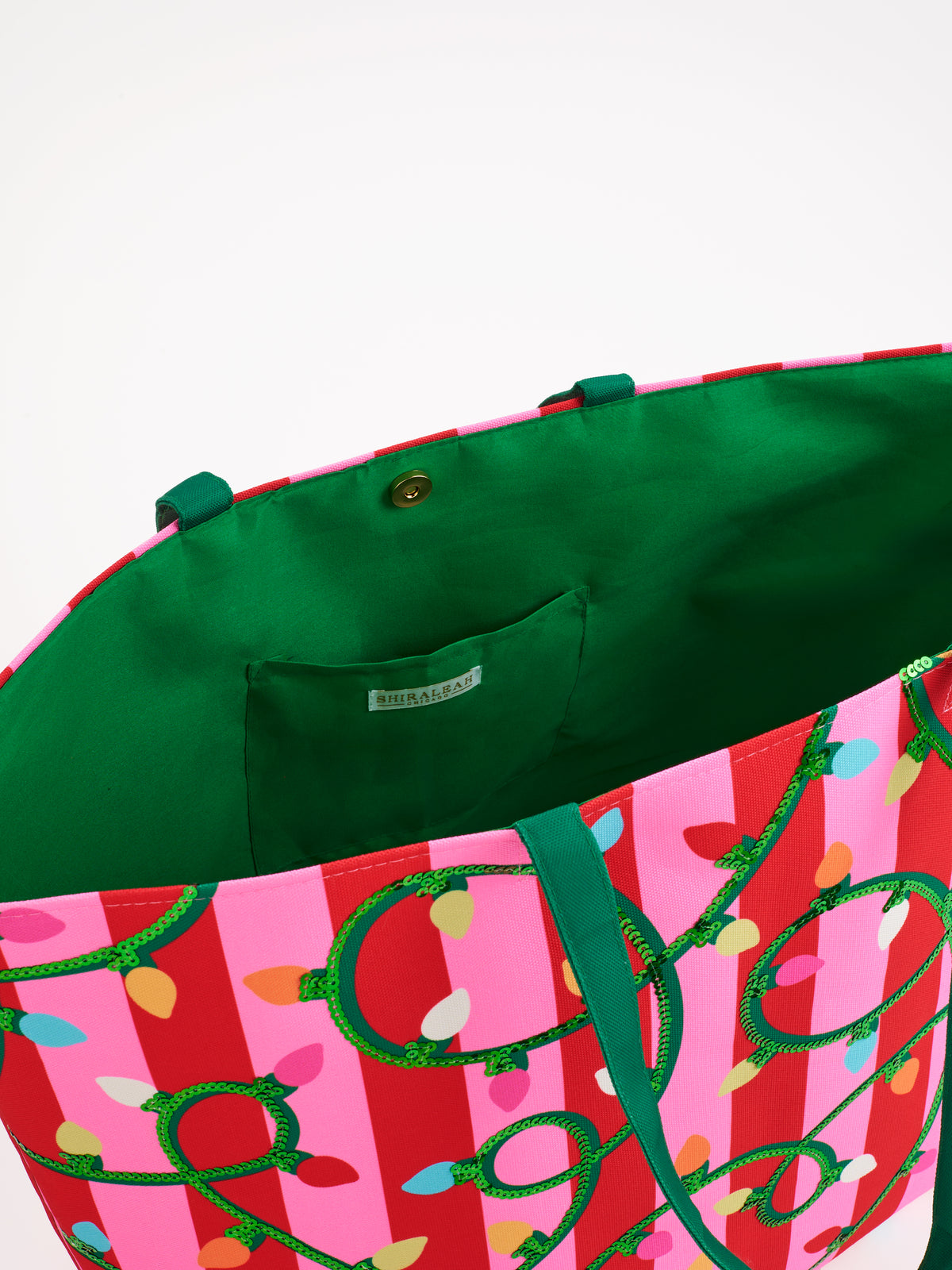 Shiraleah String Lights Gifting Tote, Multi