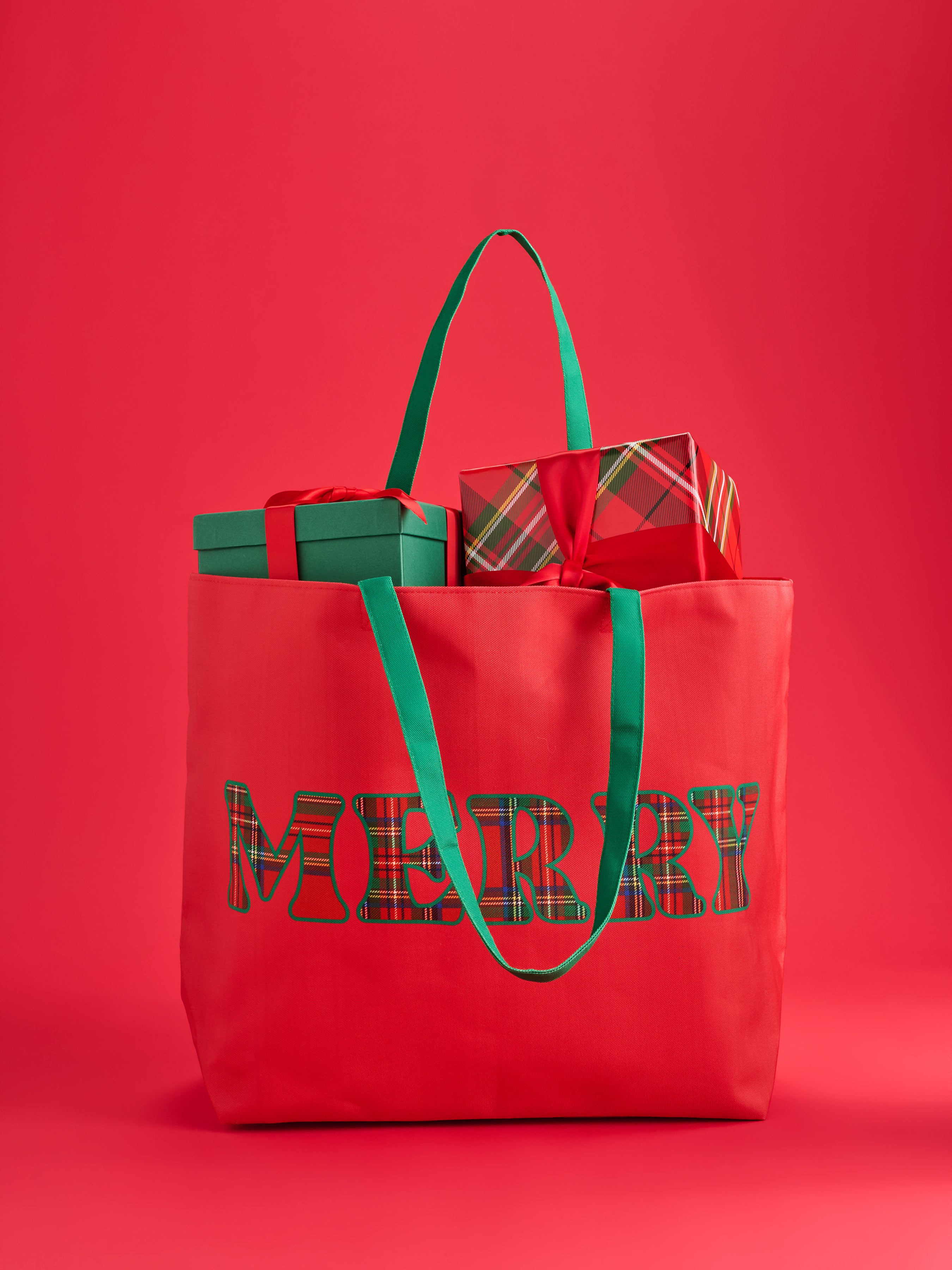 Shiraleah "Merry" Gifting Tote, Red