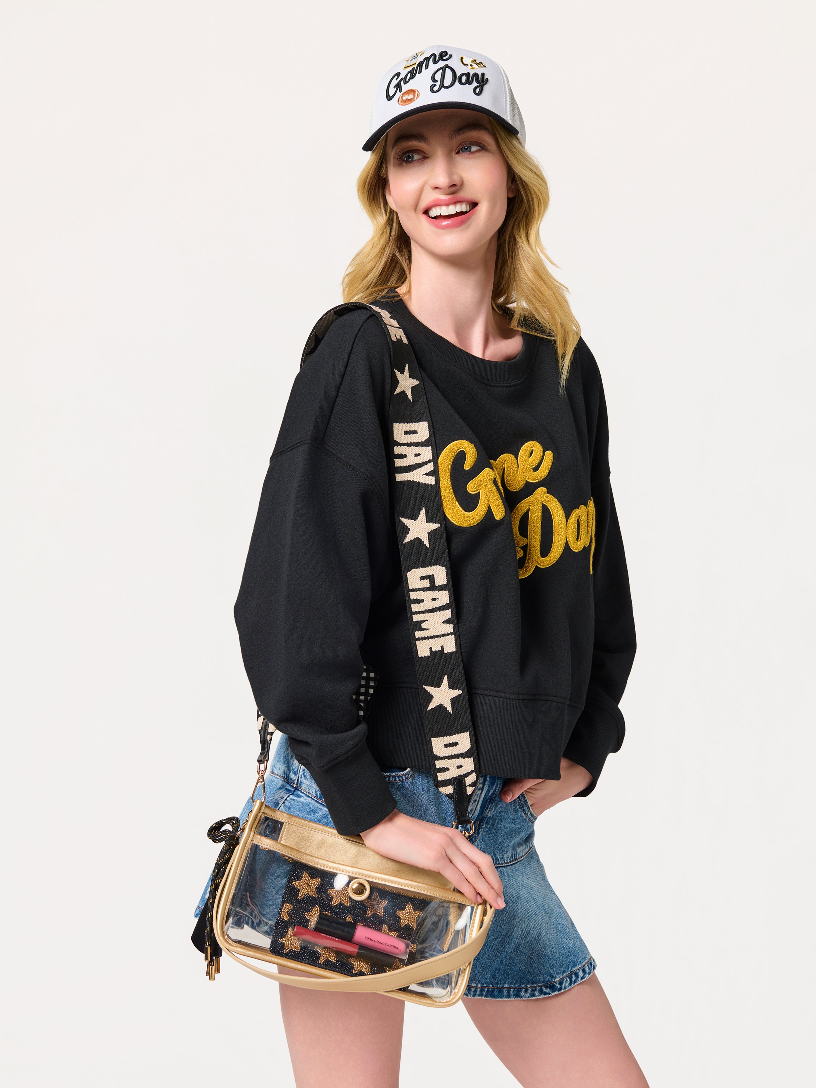 Shiraleah Spectator Shoulder Bag GOLD / OS