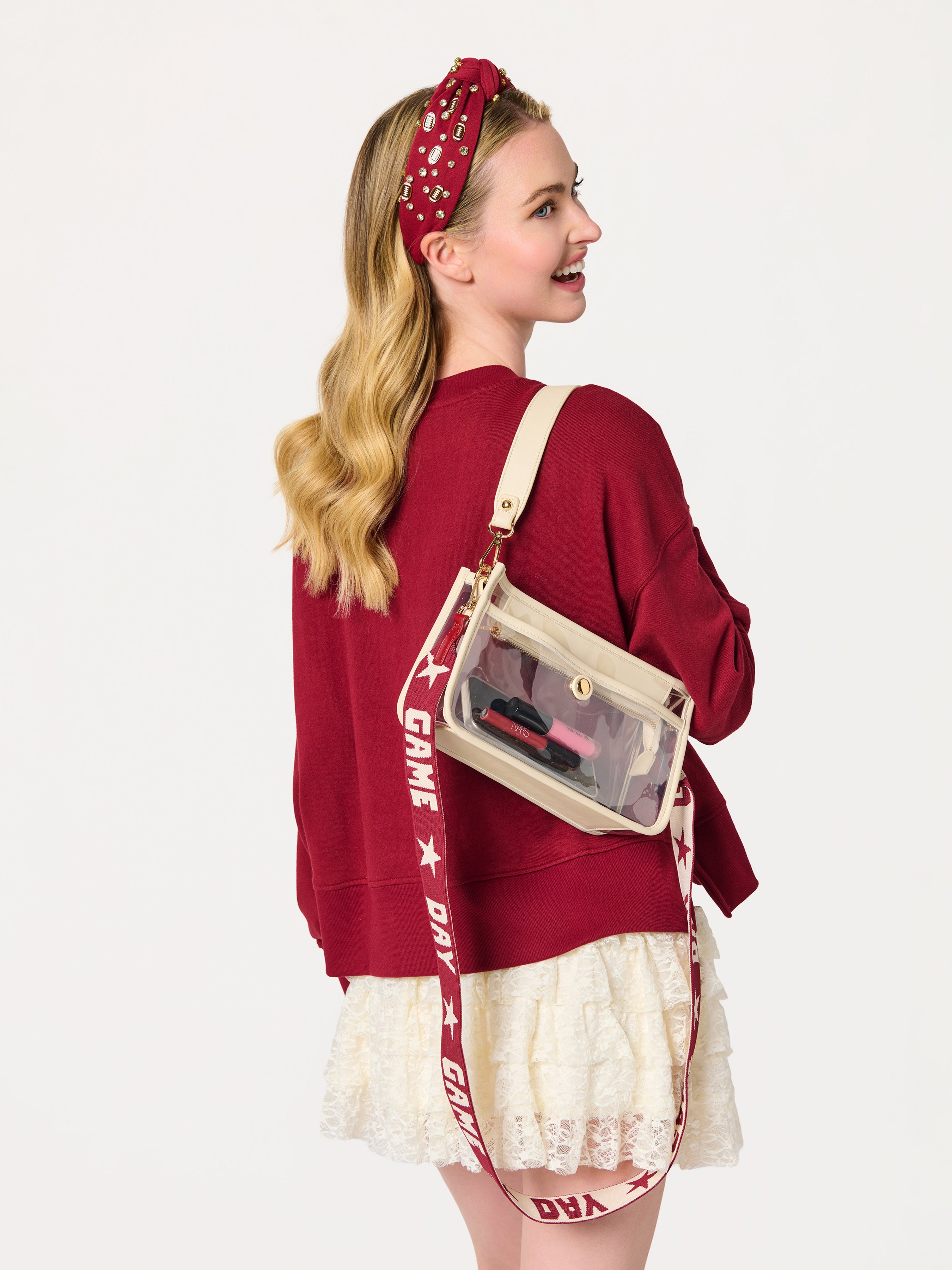 Shiraleah Spectator Shoulder Bag IVORY / OS