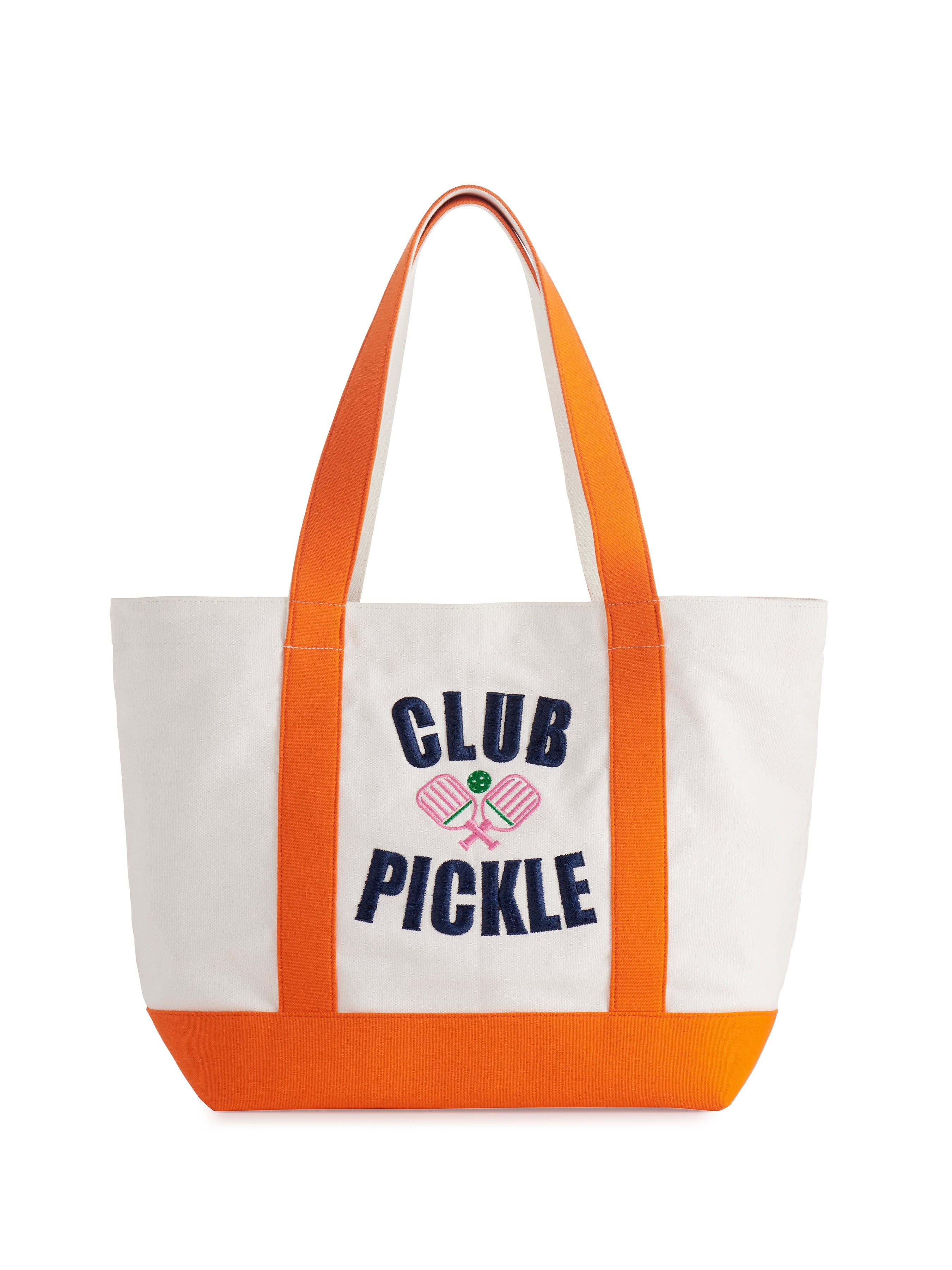 Shiraleah "Club Pickle" Tote, Ivory