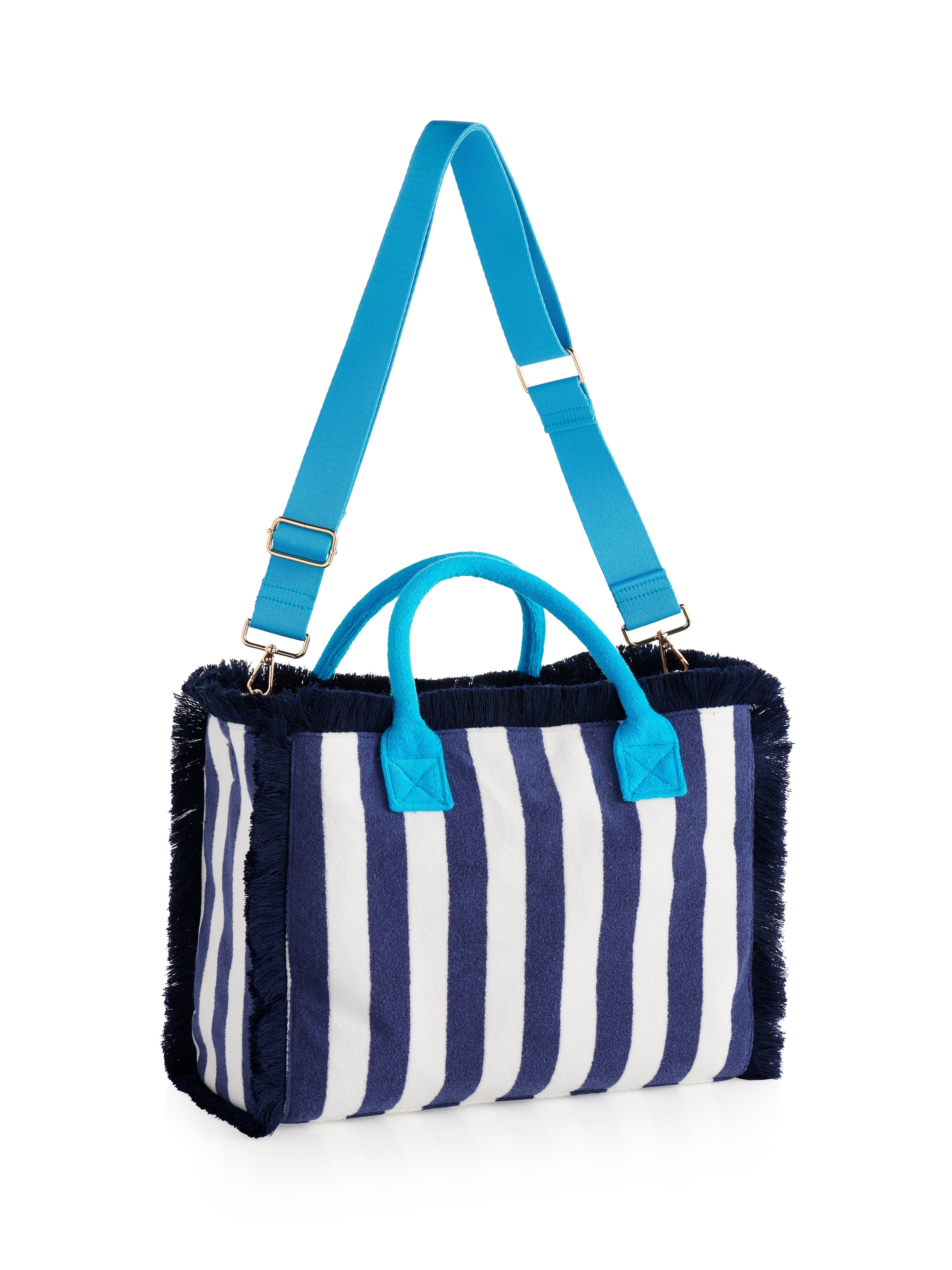 Shiraleah Cabana Stripe Tote NAVY