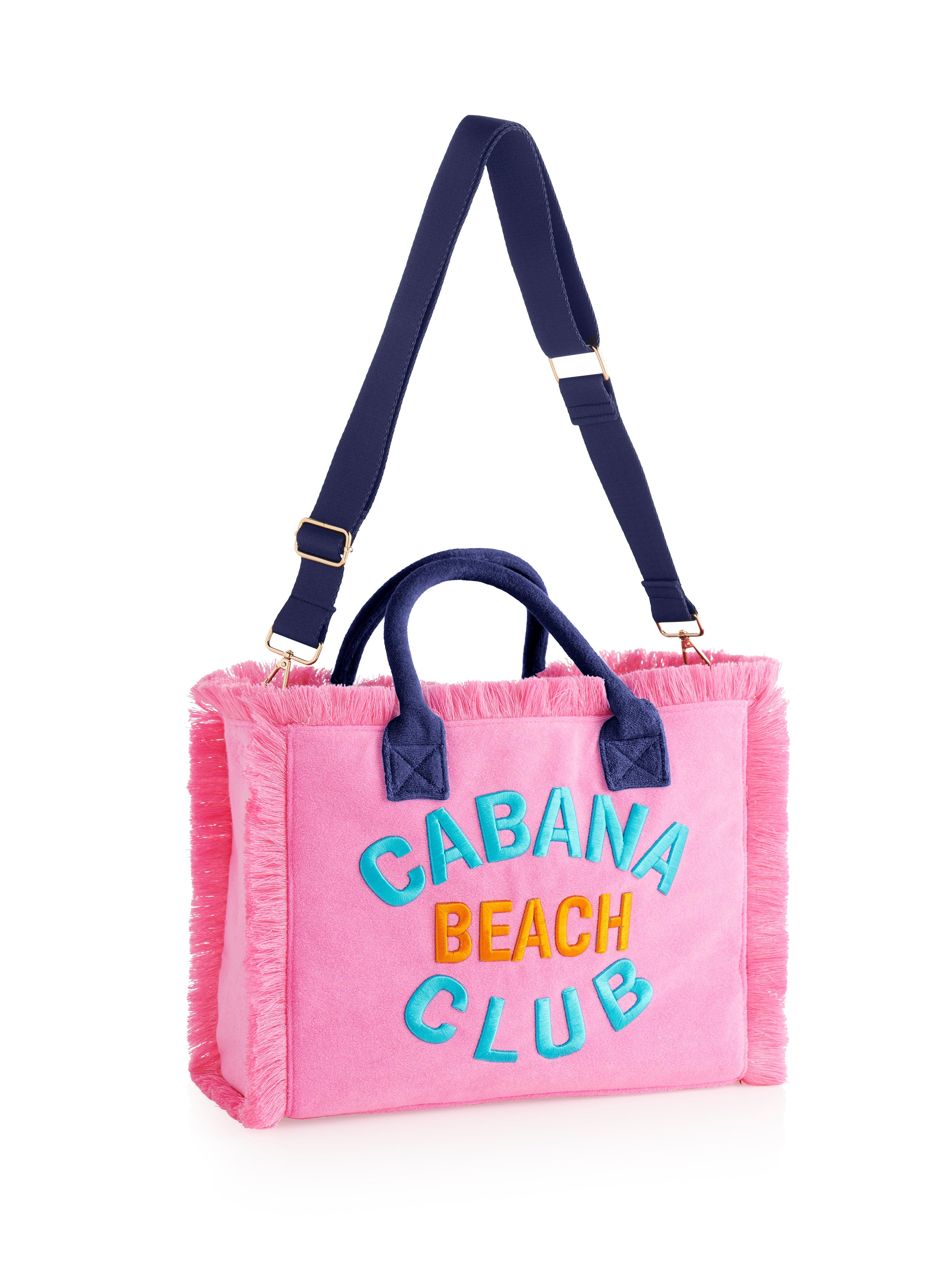 Shiraleah "Cabana Beach Club" Tote, Pink