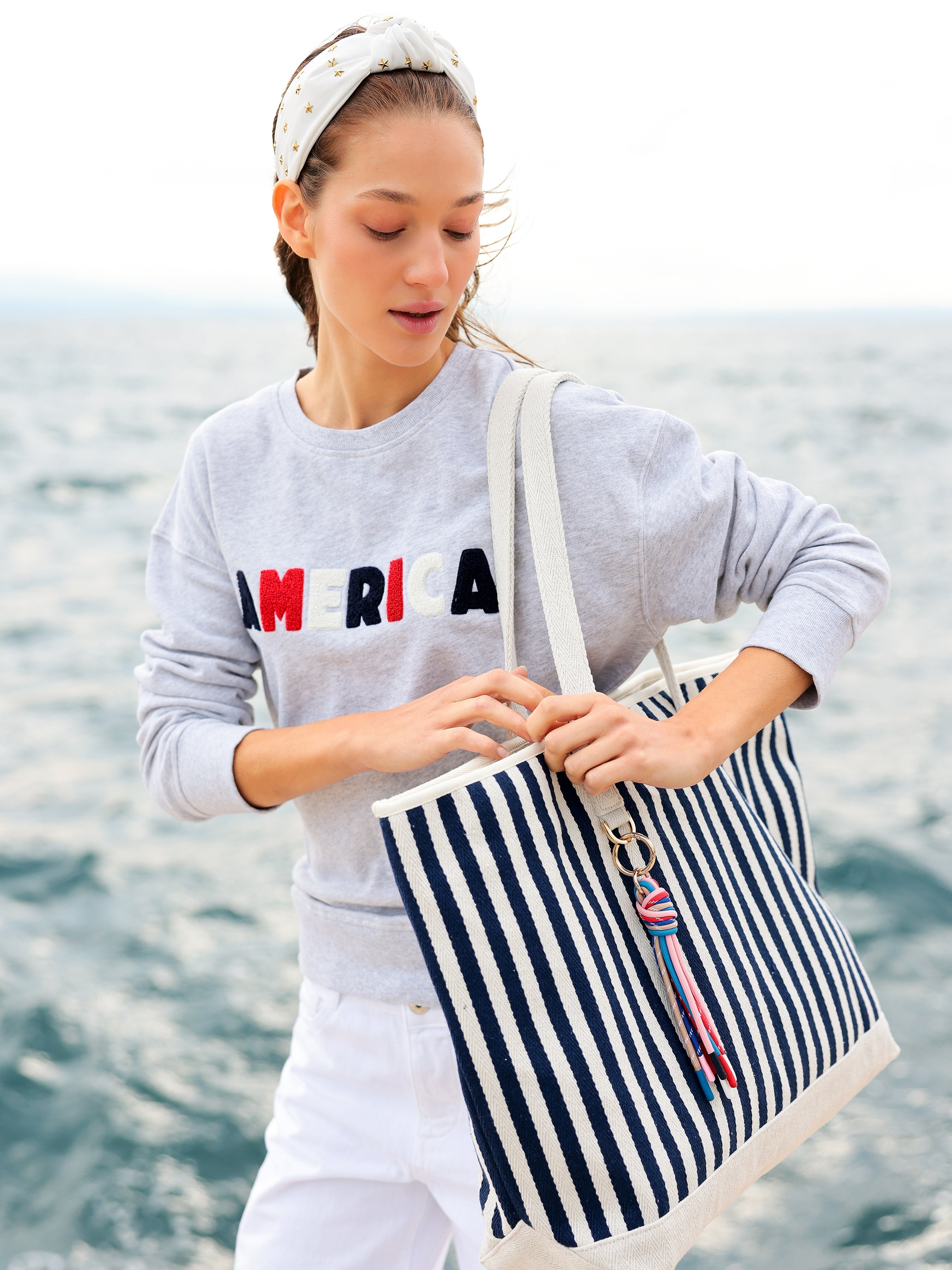 Shiraleah Morgan Tote, Navy