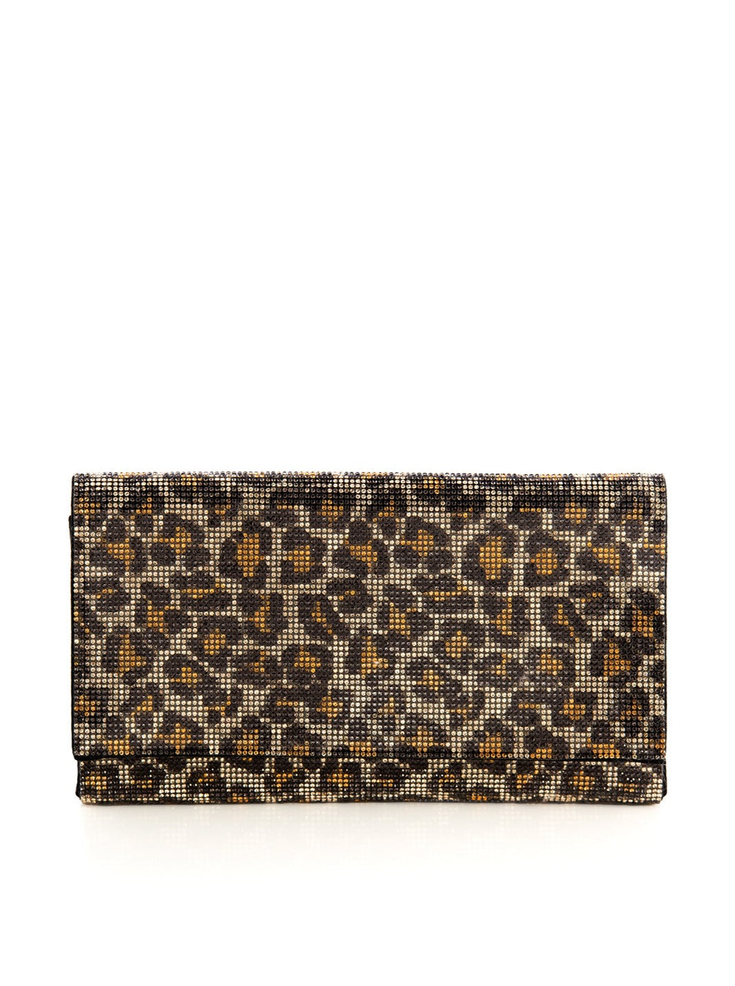 Shiraleah Kass Leopard Clutch, Multi - FINAL SALE ONLY