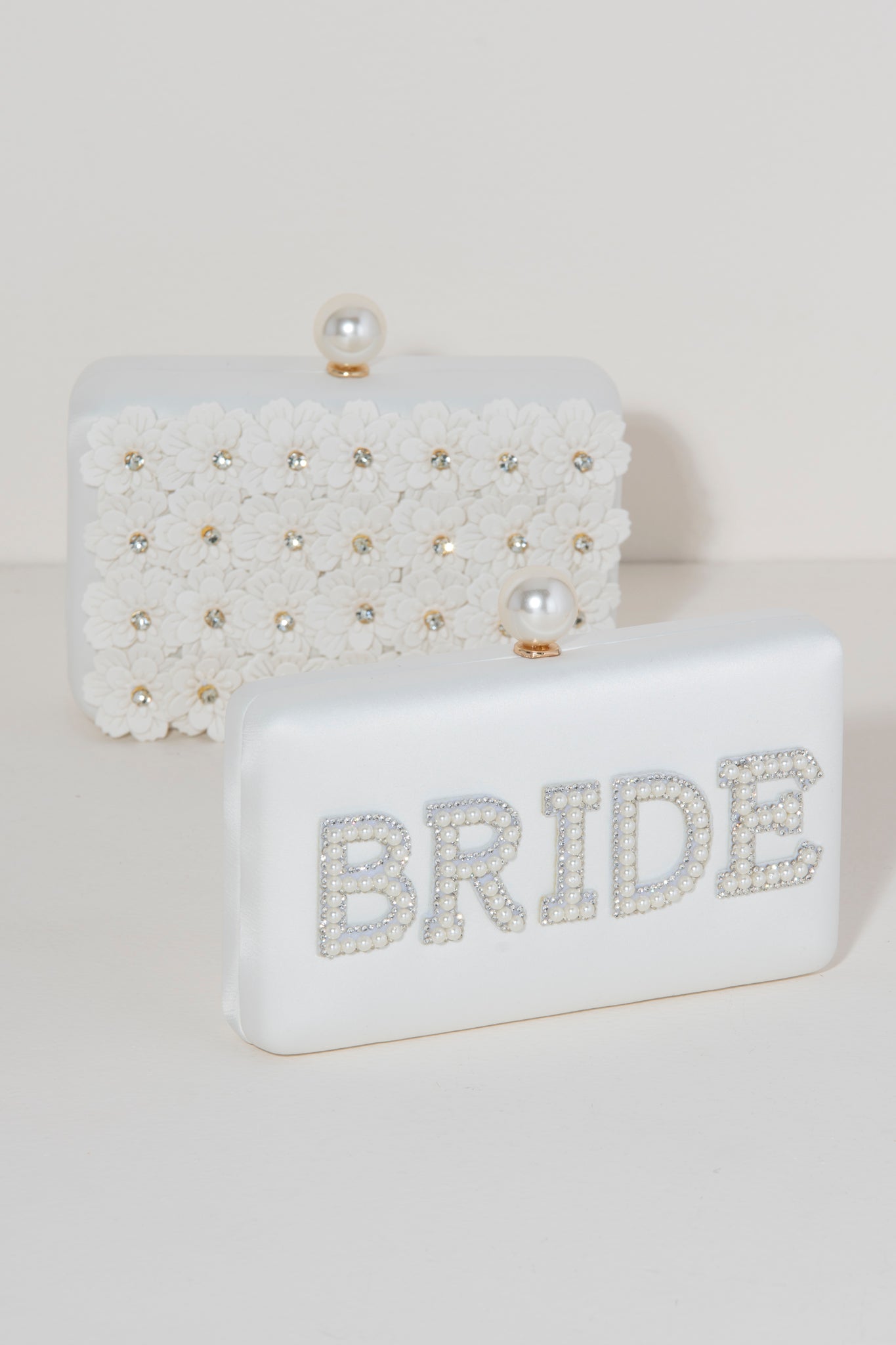 Shiraleah "Bride" Pearl Minaudiere, Ivory