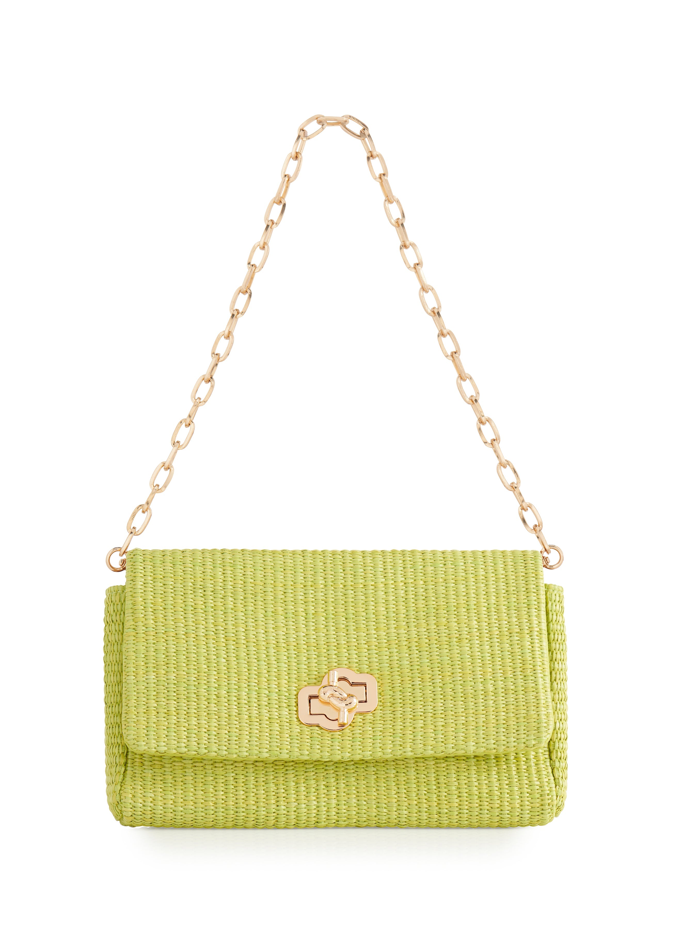 Shiraleah Raffaella Shoulder Bag LIME