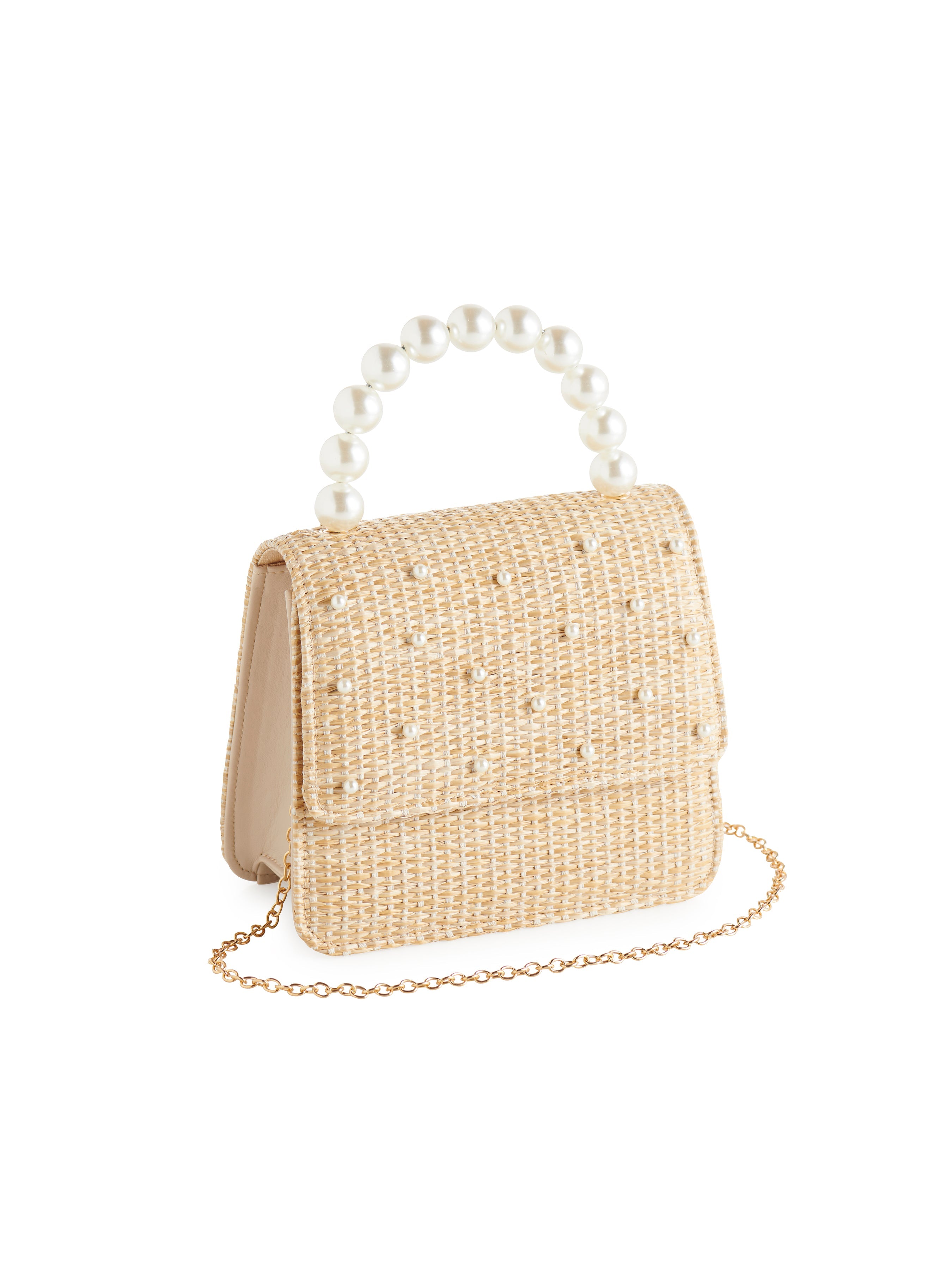 Shiraleah Aphrodite Mini Bag, Natural