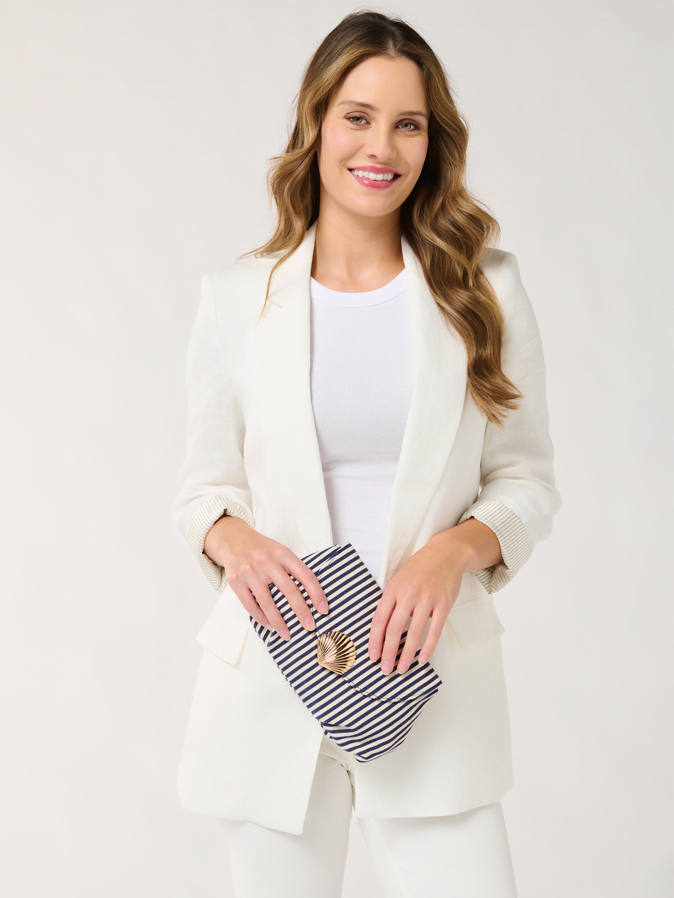 Shiraleah Kaia Clutch NAVY