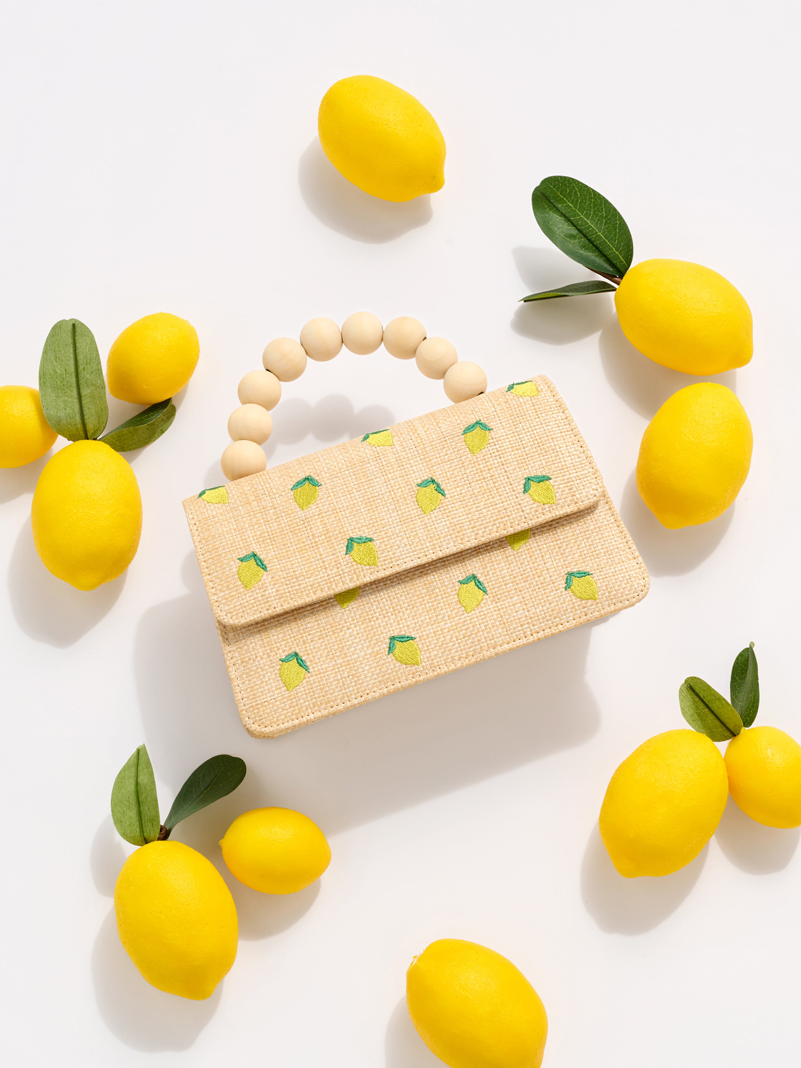 Shiraleah Lemon Mini Bag, Natural