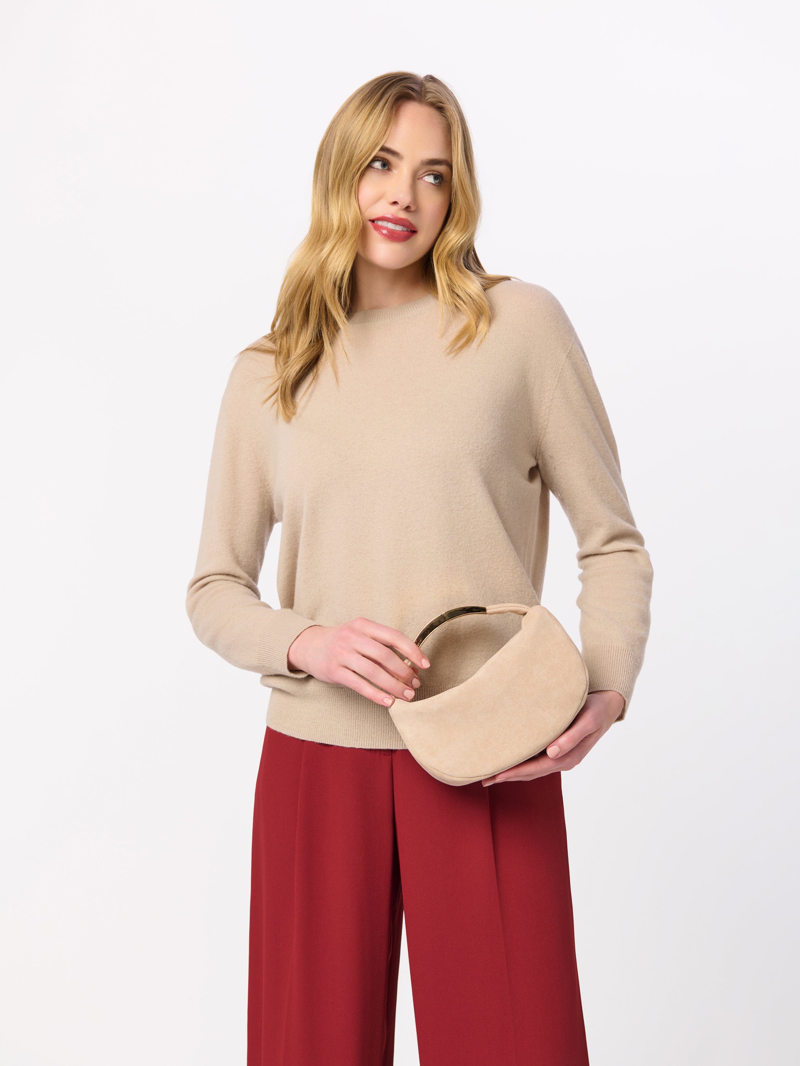 Shiraleah Luna Top Handle Bag BONE / OS
