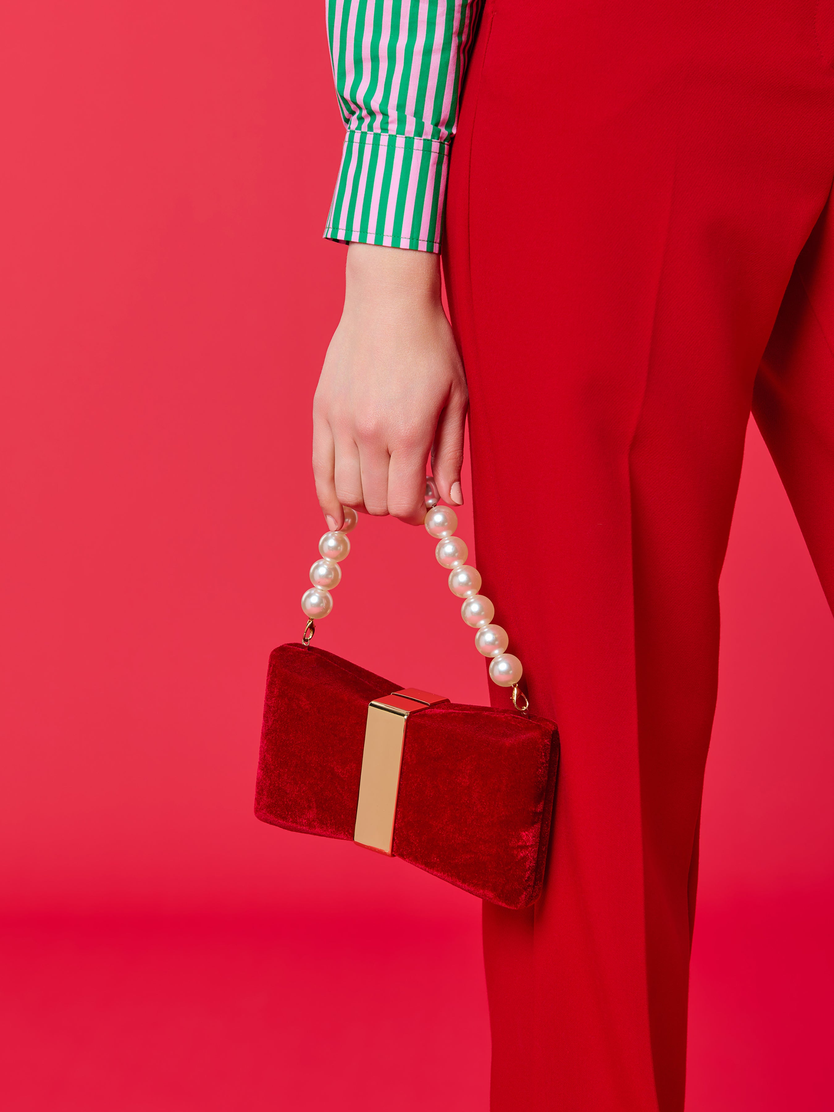 Shiraleah Vivian Minaudière CRIMSON / OS