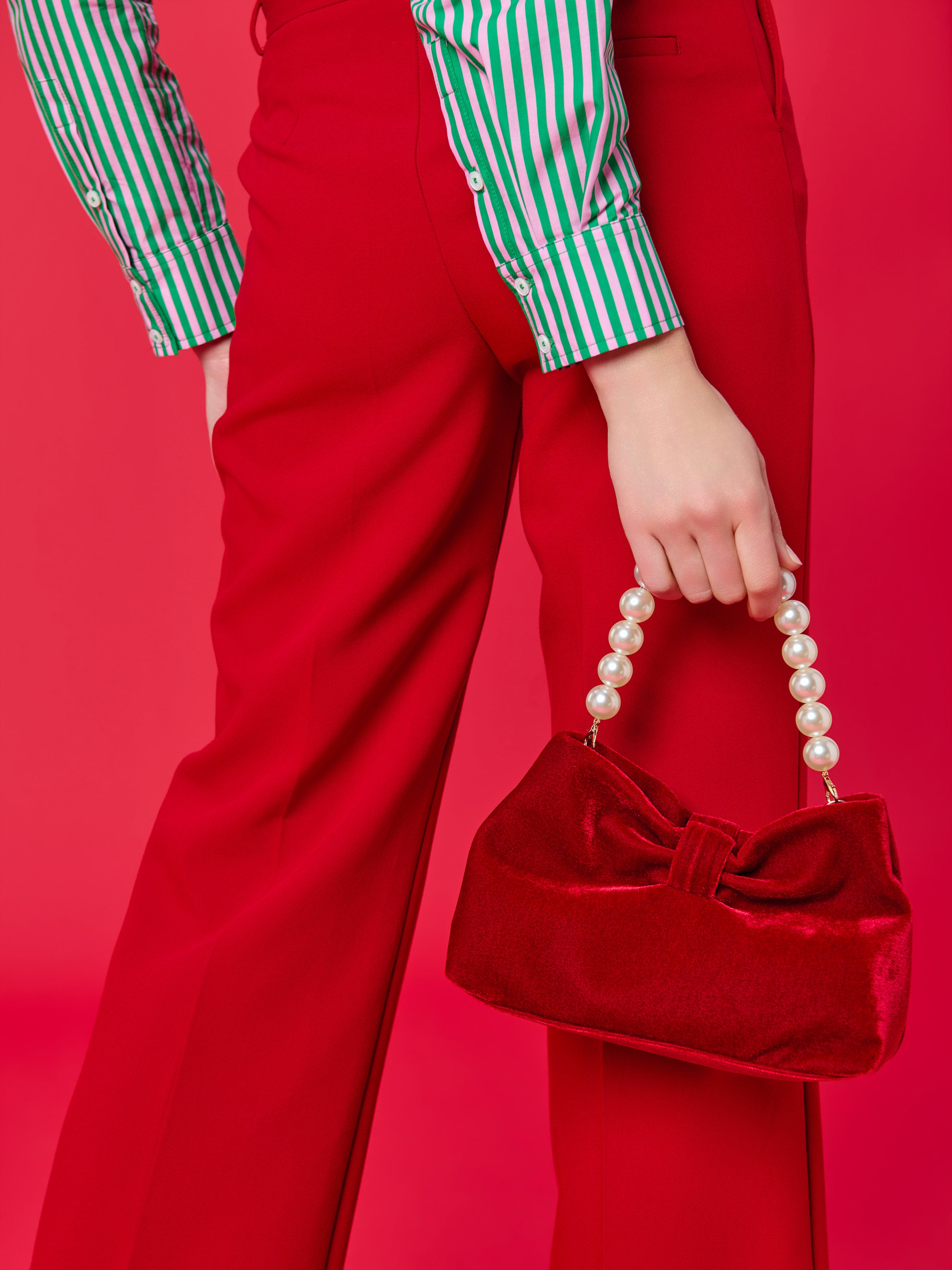 Shiraleah Eloise Top Handle Bag CRIMSON / OS