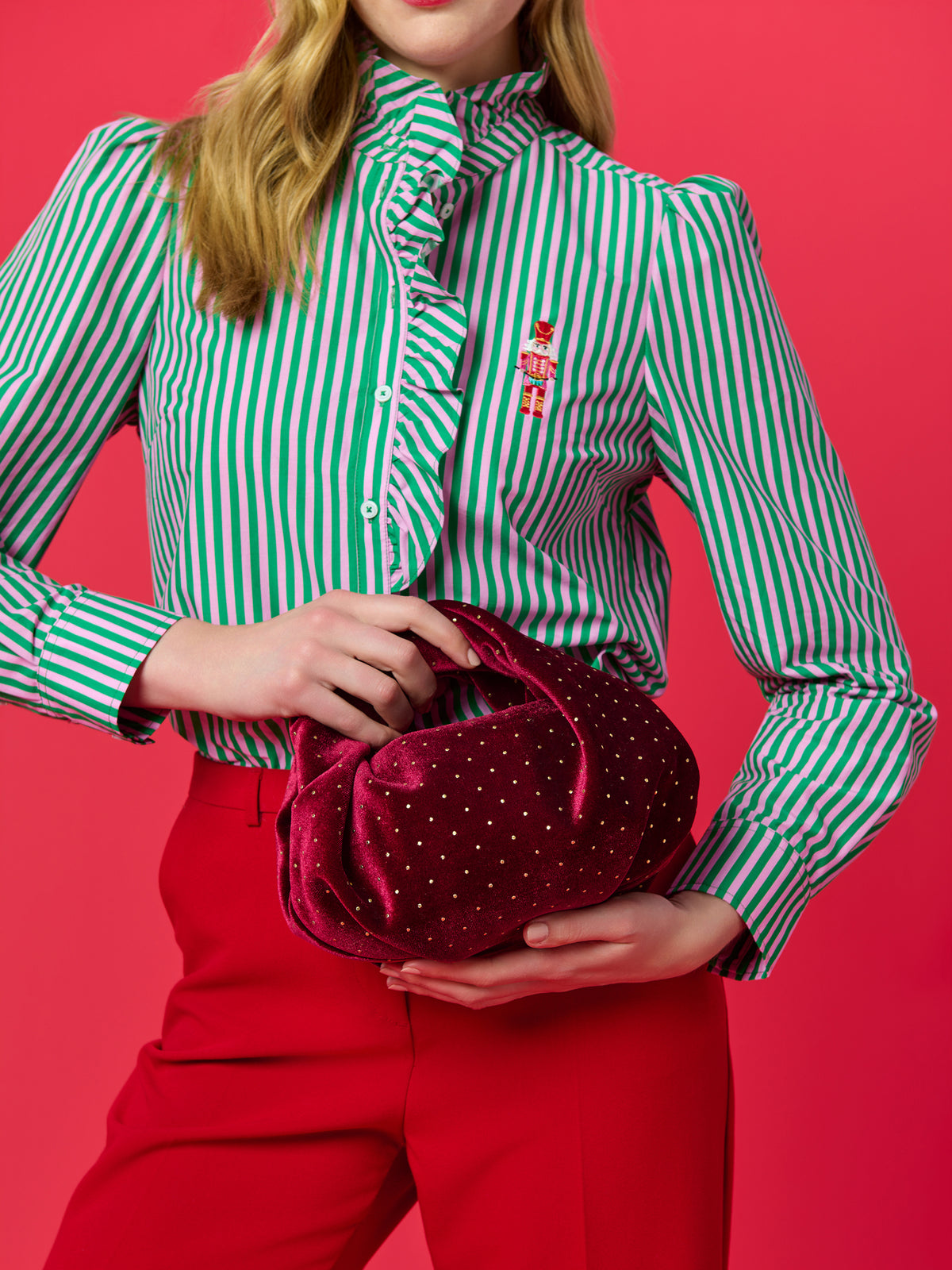 Shiraleah Skylar Top Handle Bag WINE / OS