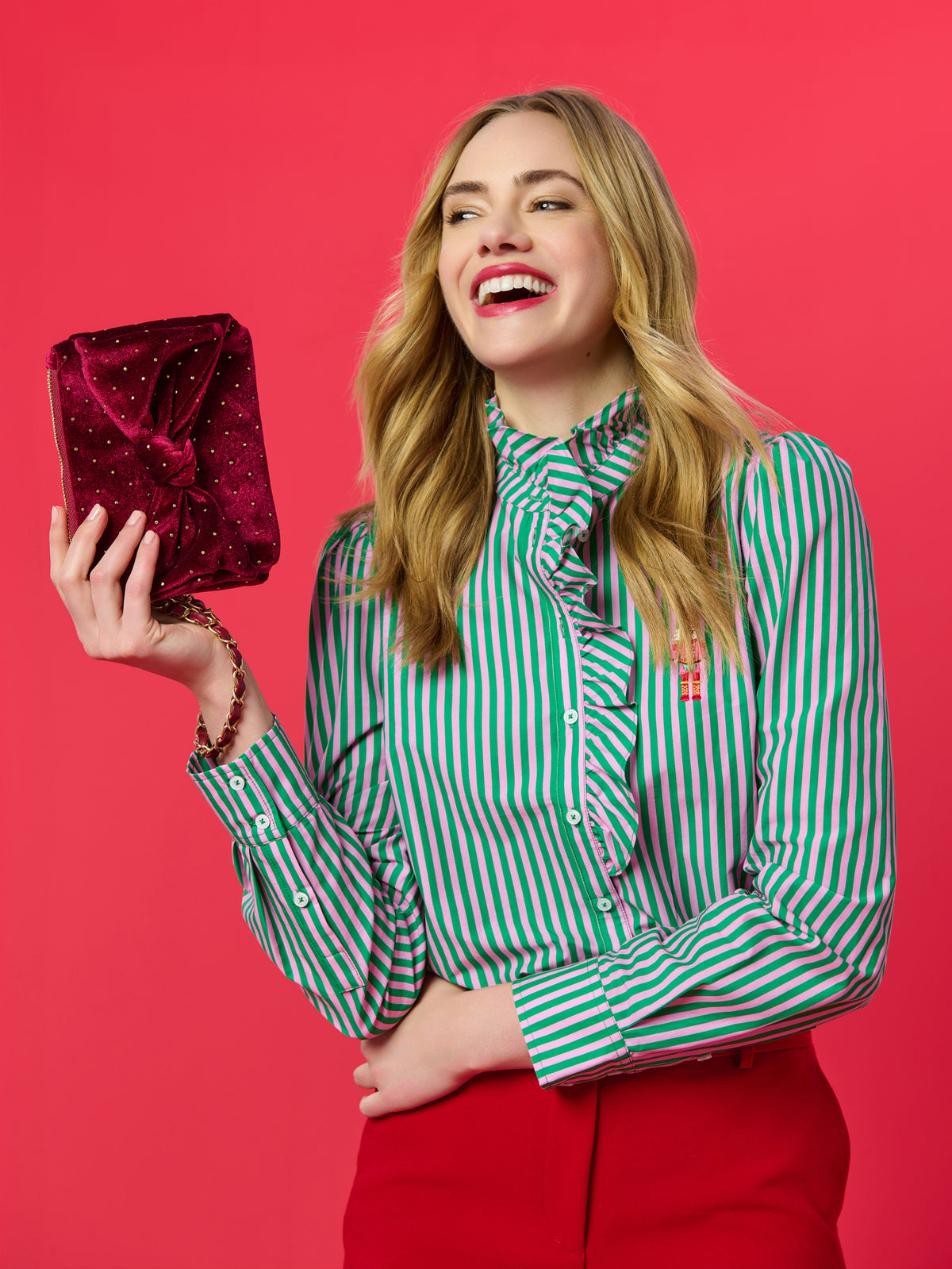 Shiraleah Skylar Wristlet WINE / OS