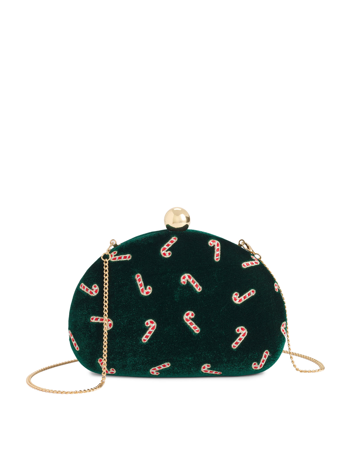 Shiraleah Candy Cane Minaudière, Forest
