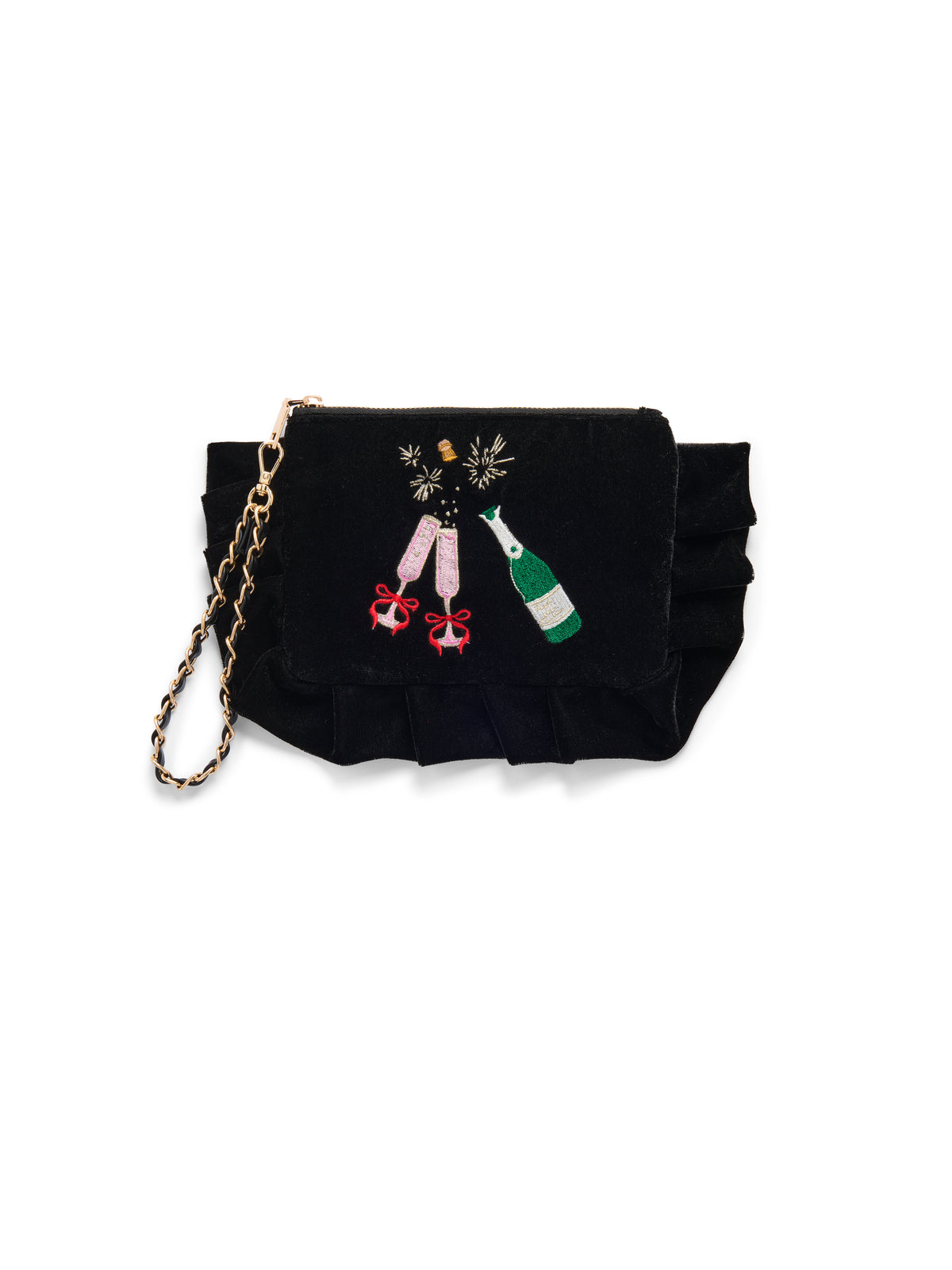 Shiraleah Pop Wristlet, Black