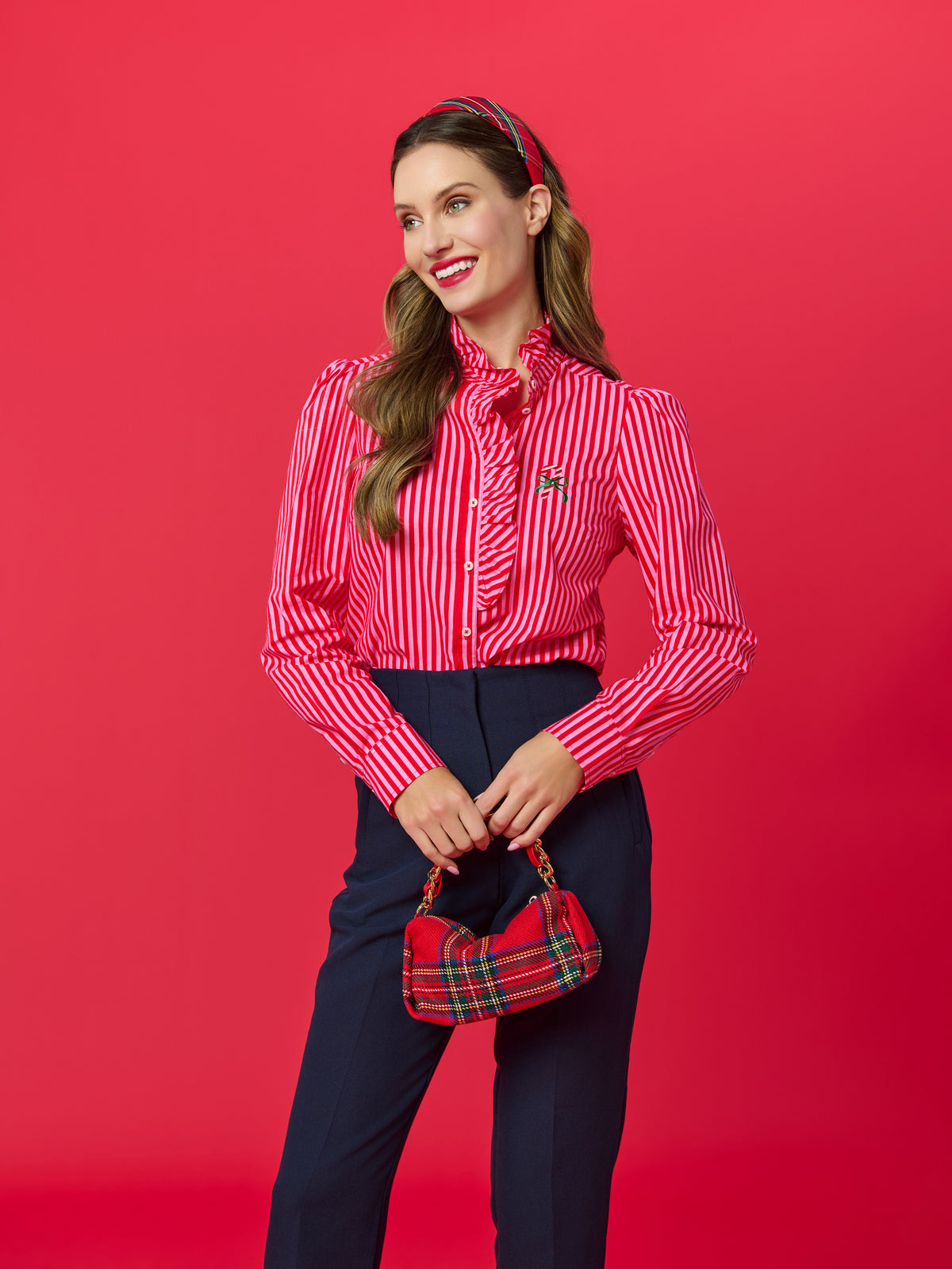 Shiraleah Scottie Top Handle Bag RED / OS