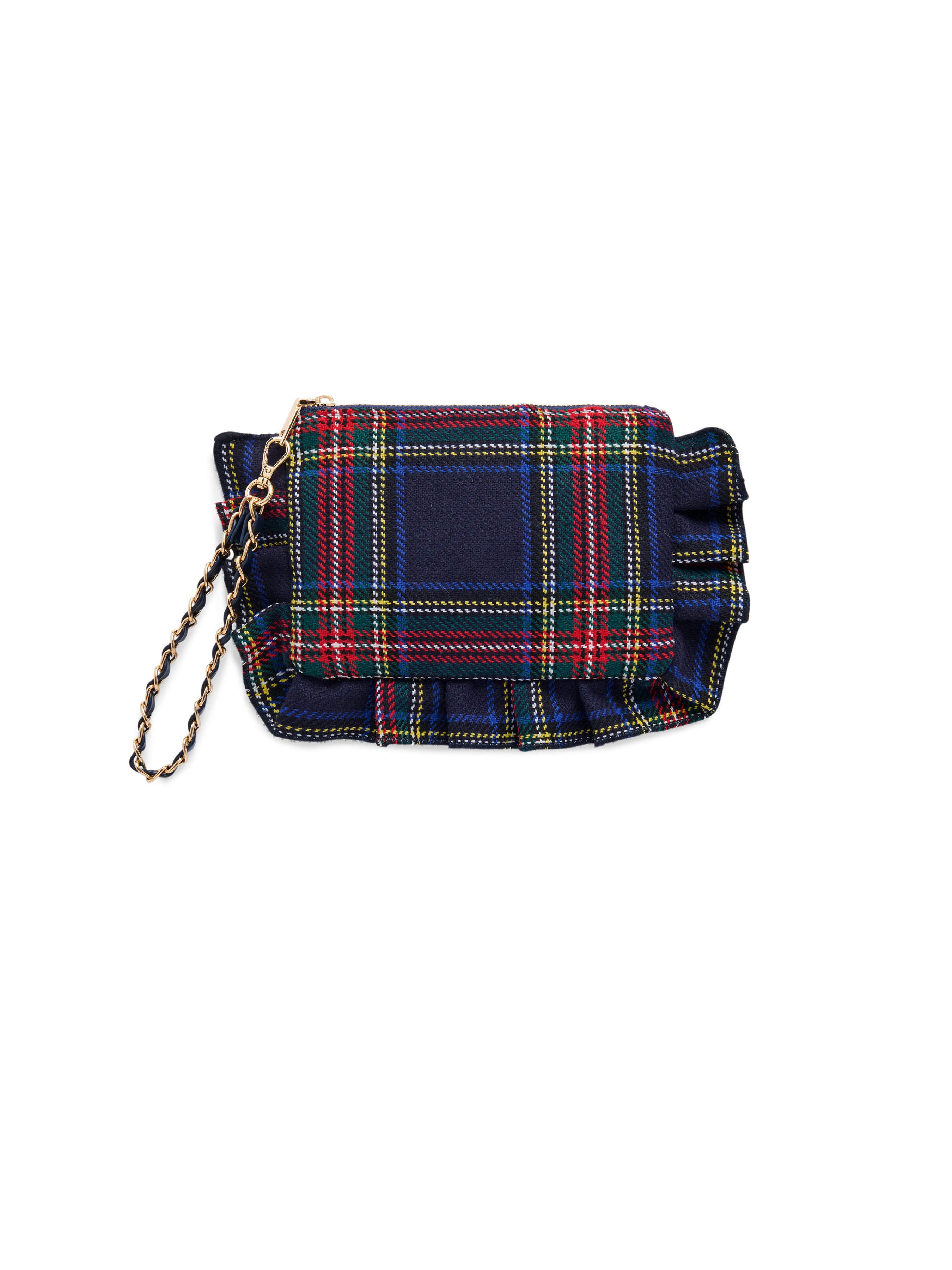 Shiraleah Scottie Ruffle Wristlet NAVY / OS