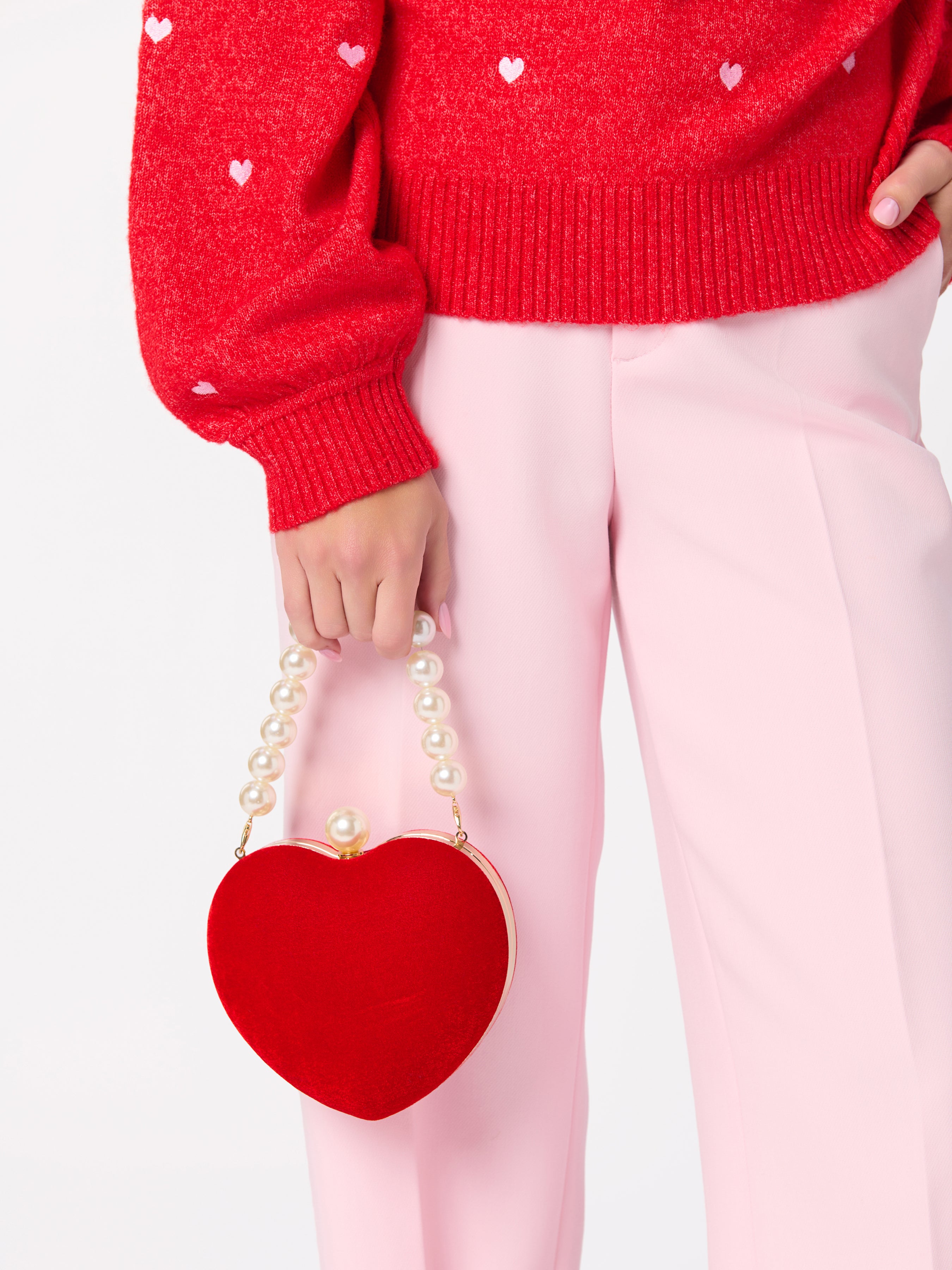 Shiraleah Heart Minaudière, Scarlet