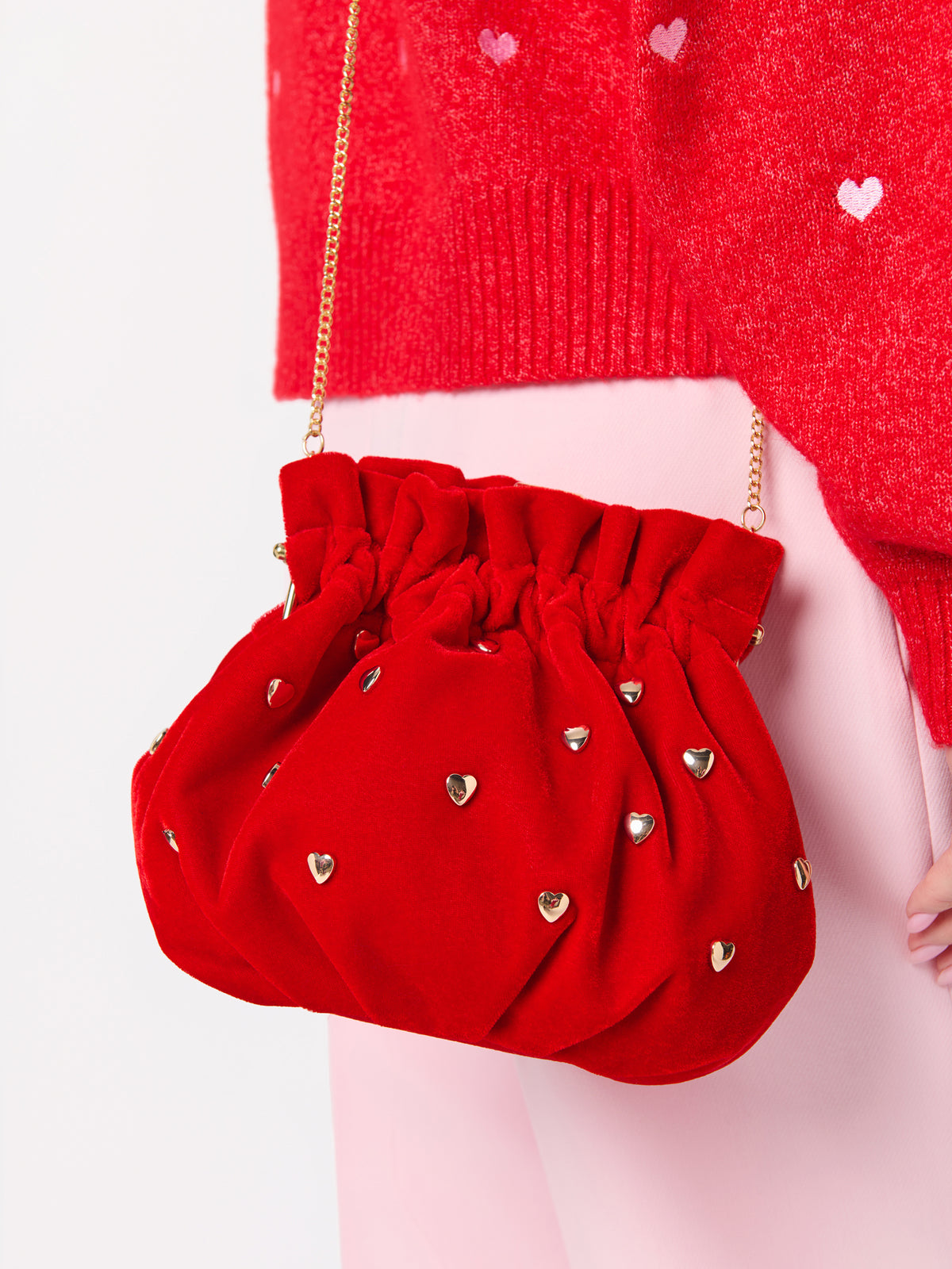 Shiraleah Love Frame Clutch SCARLET / OS