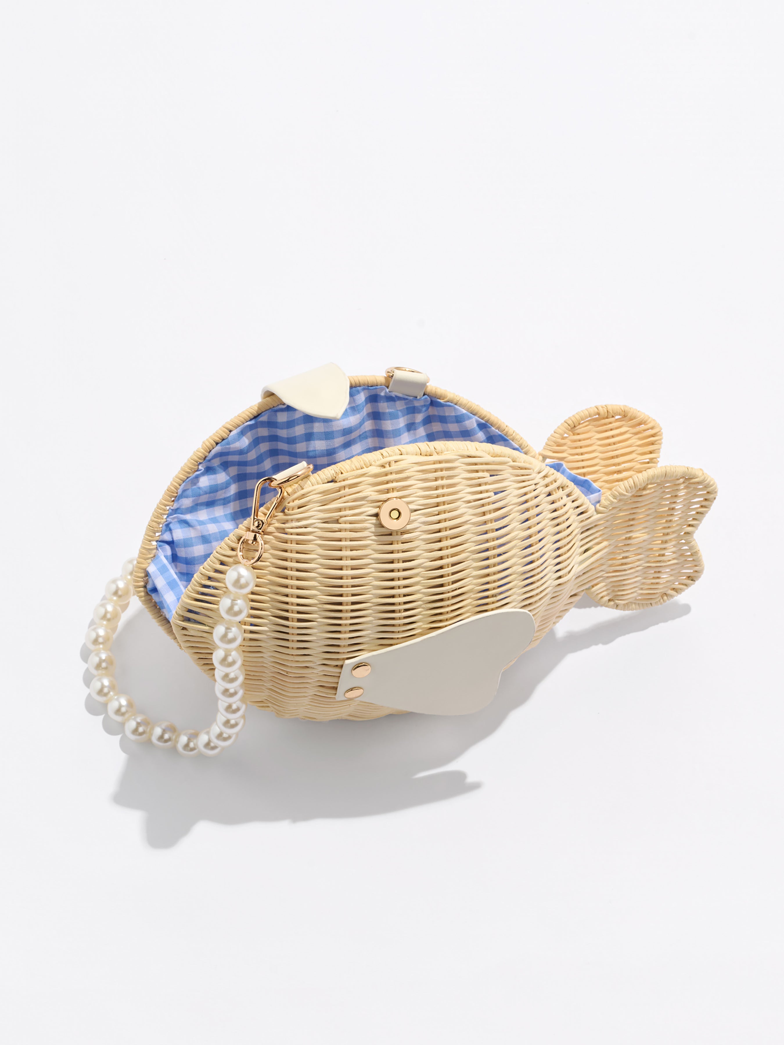 Shiraleah Marina Fish Bag, Natural