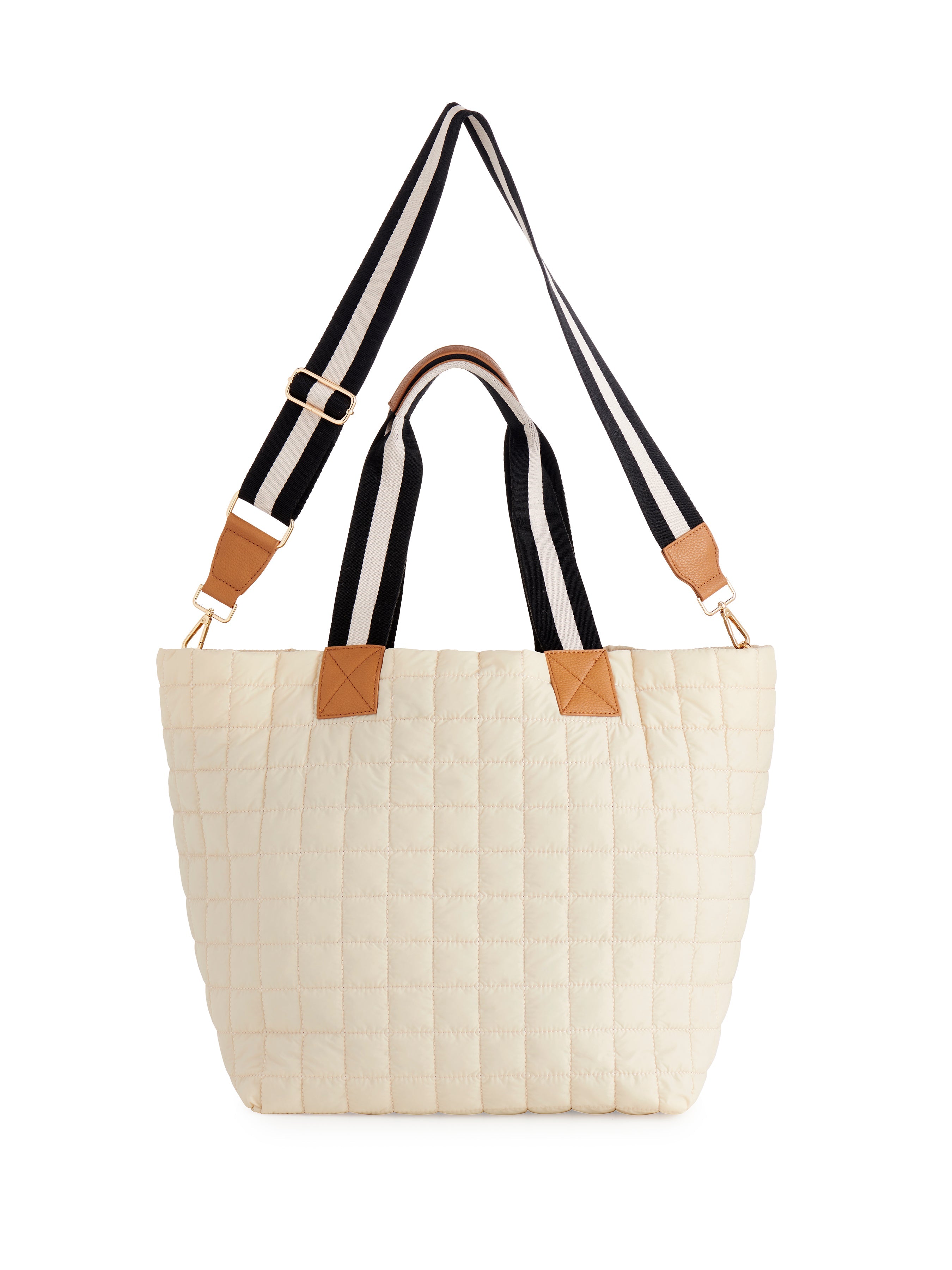 Shiraleah Ezra Travel Tote IVORY