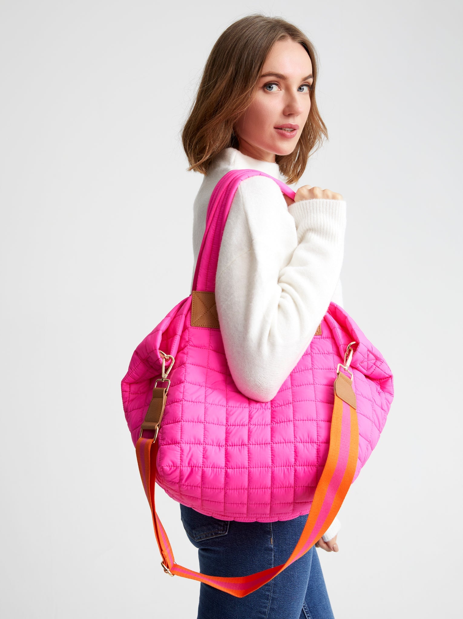 Shiraleah Ezra Tote MAGENTA