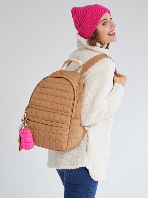 Metro Backpack, Nylon and Vegan Leather