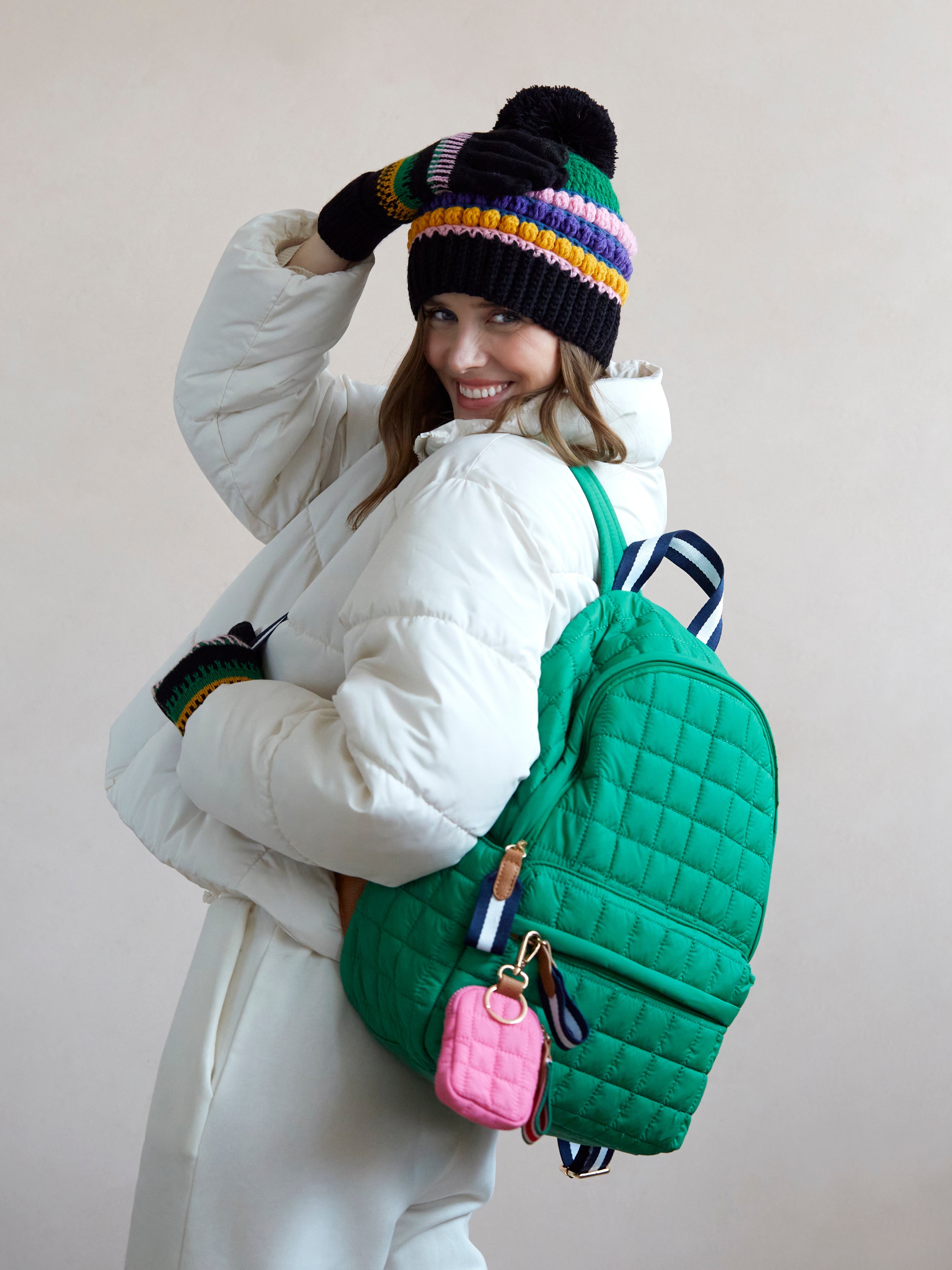 Shiraleah Ezra Backpack GREEN