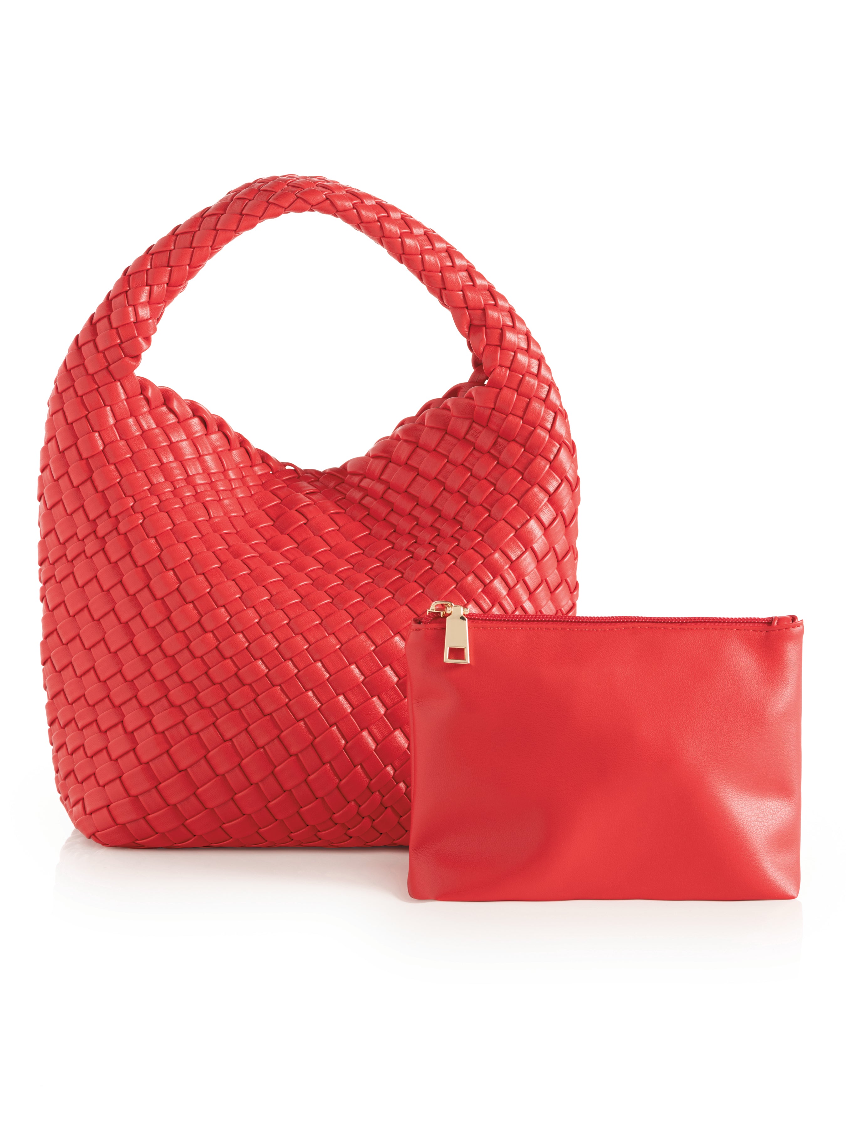 Shiraleah Blythe Mini Hobo, Red