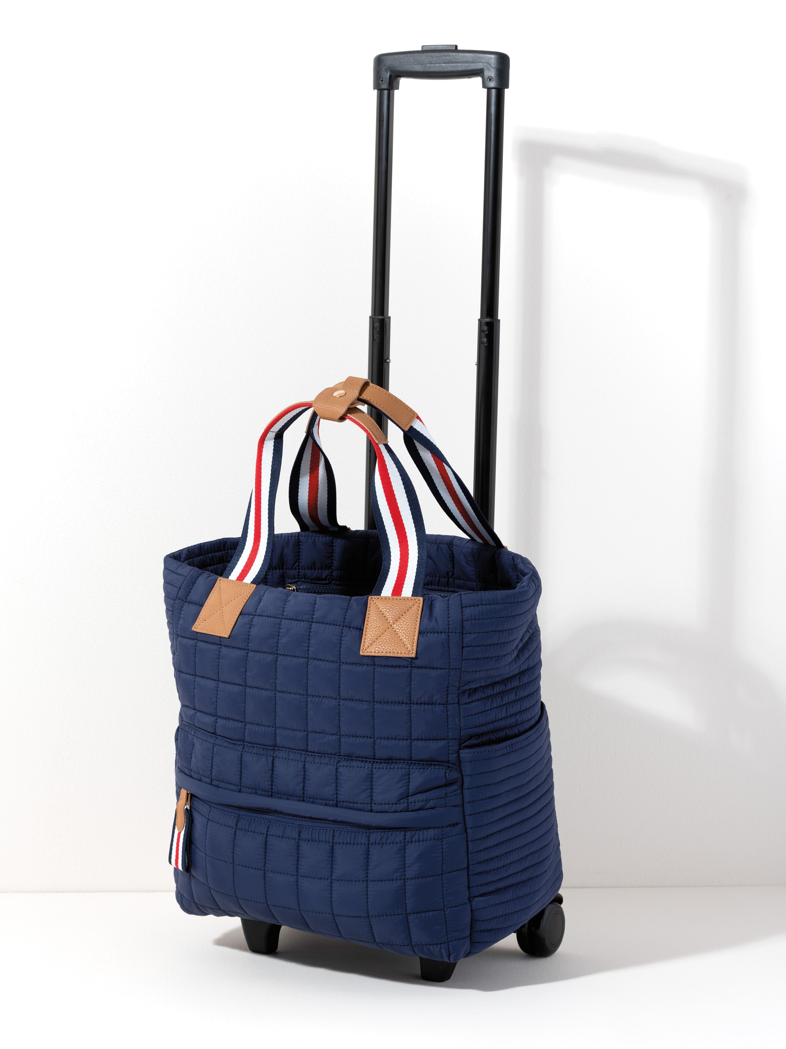 Shiraleah Ezra Roller Tote NAVY