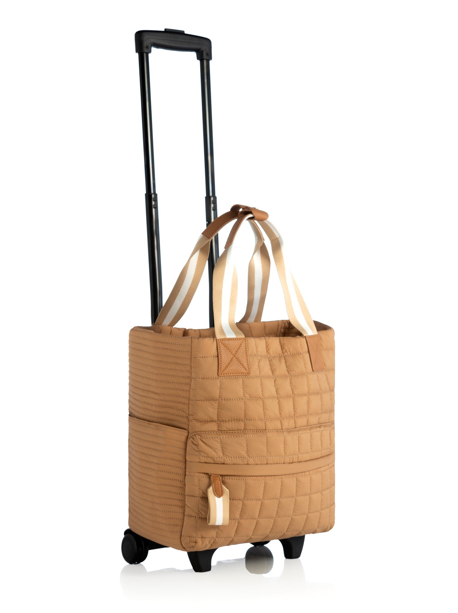 Shiraleah Ezra Roller Tote TAN