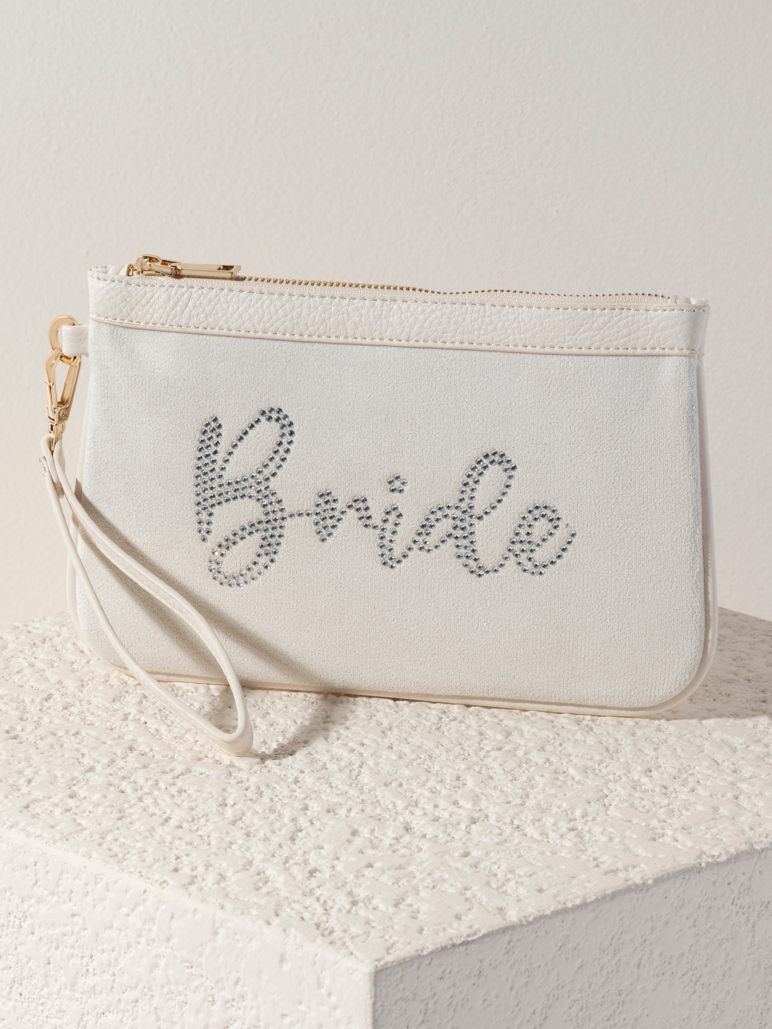 Shiraleah Bella "Bride" Wristlet, Ivory