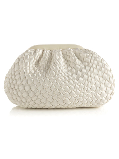 Shiraleah Bailey Clutch, White