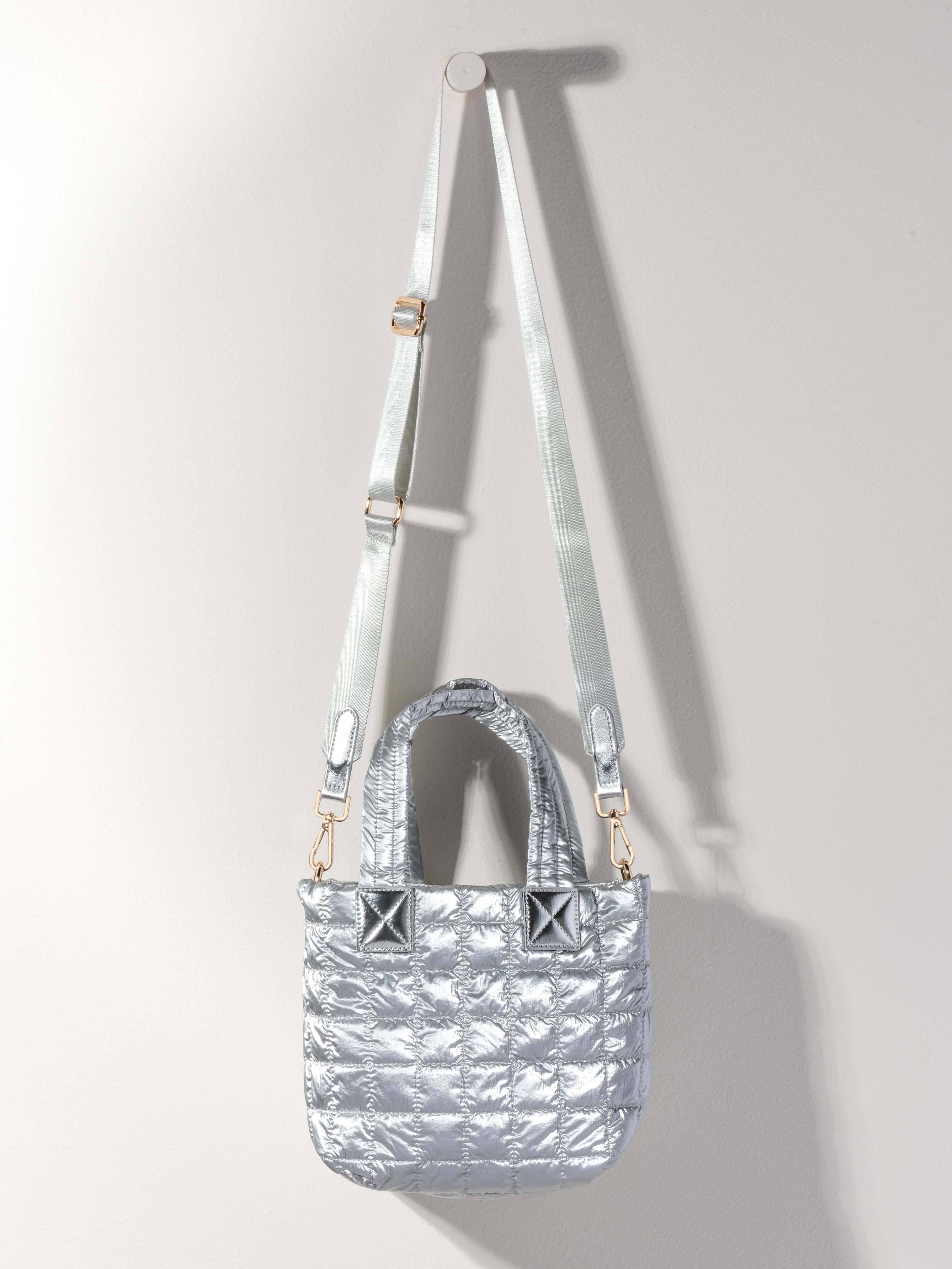 Shiraleah Logan Mini Tote Cross-Body SILVER