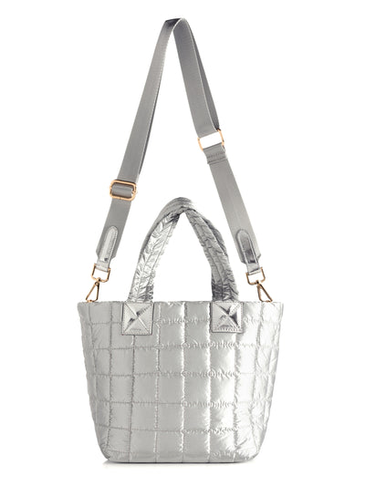 Shiraleah Logan Mini Tote Cross-Body, Silver