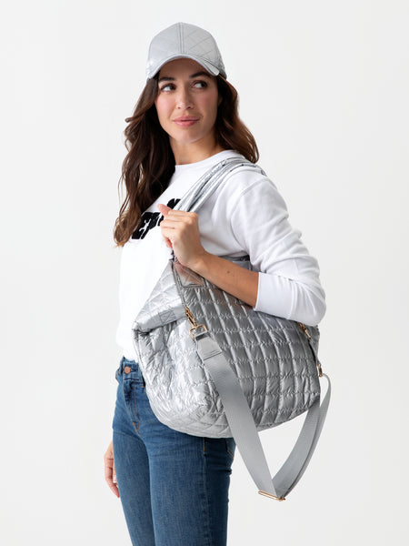 Shiraleah Logan Tote, Silver