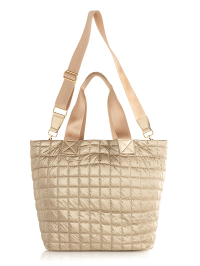 Shiraleah Logan Travel Tote, Gold